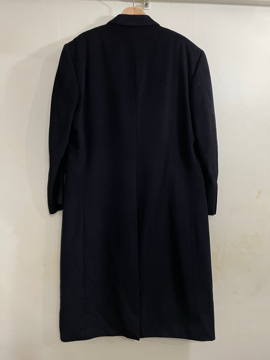 갤럭시 vip 캐시미어 수퍼파인울 골든텍스 롱코트 블랙 상품이미지4