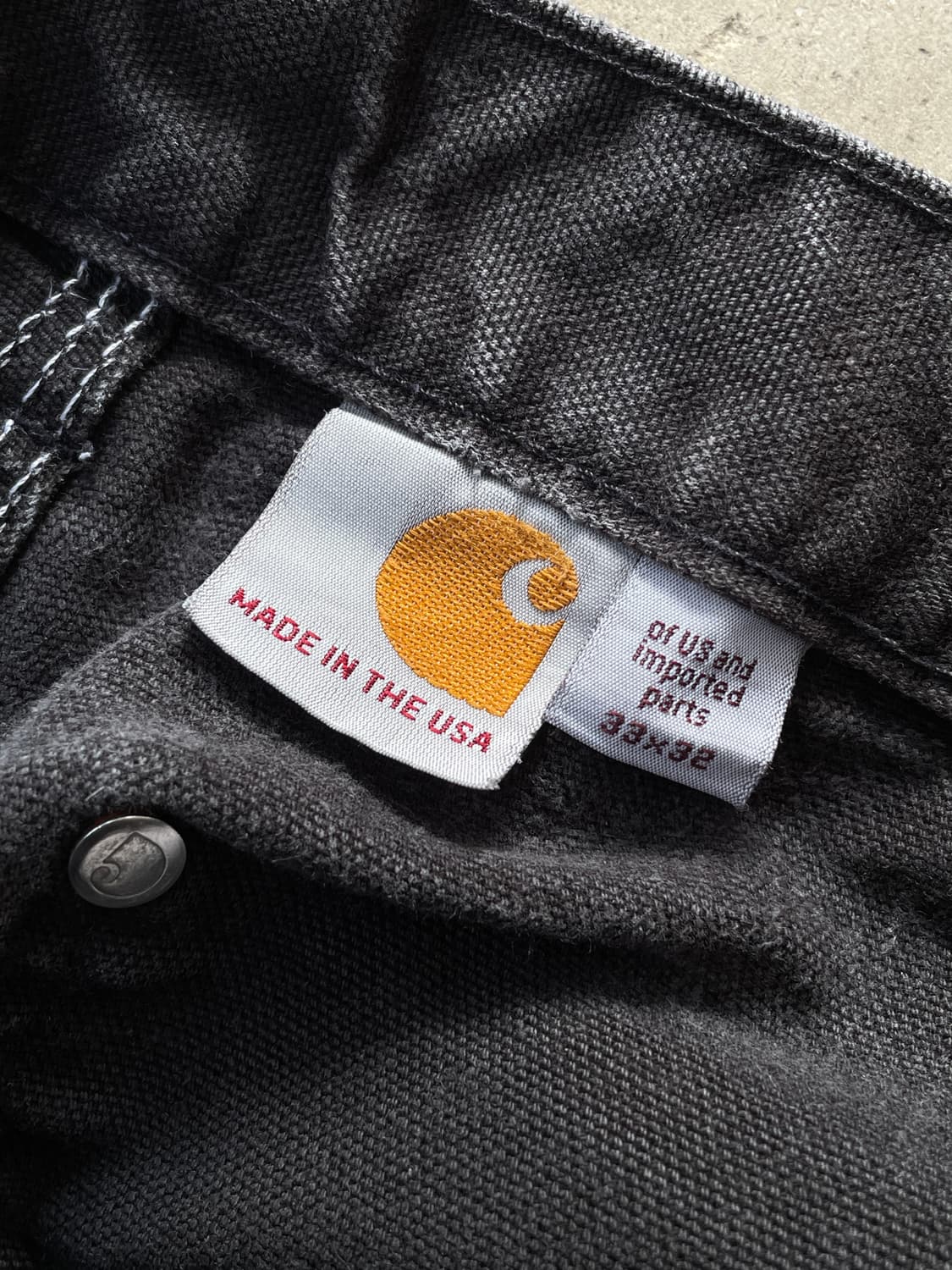 Carhartt Faded Double Knee B01(USA Made) 상품이미지5