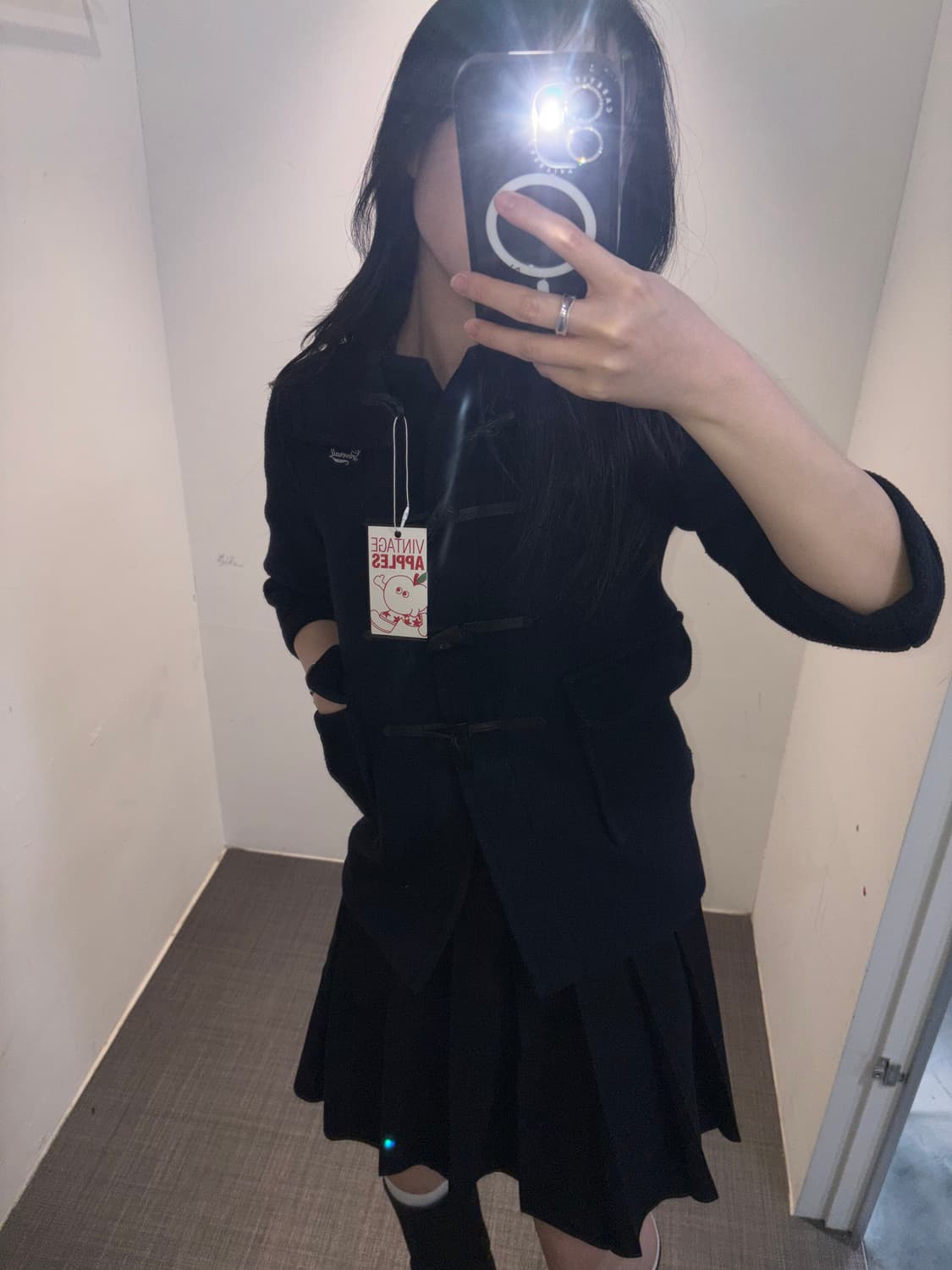 글로버올 메이드 인 잉글랜드 울 더플 코트 상품이미지2