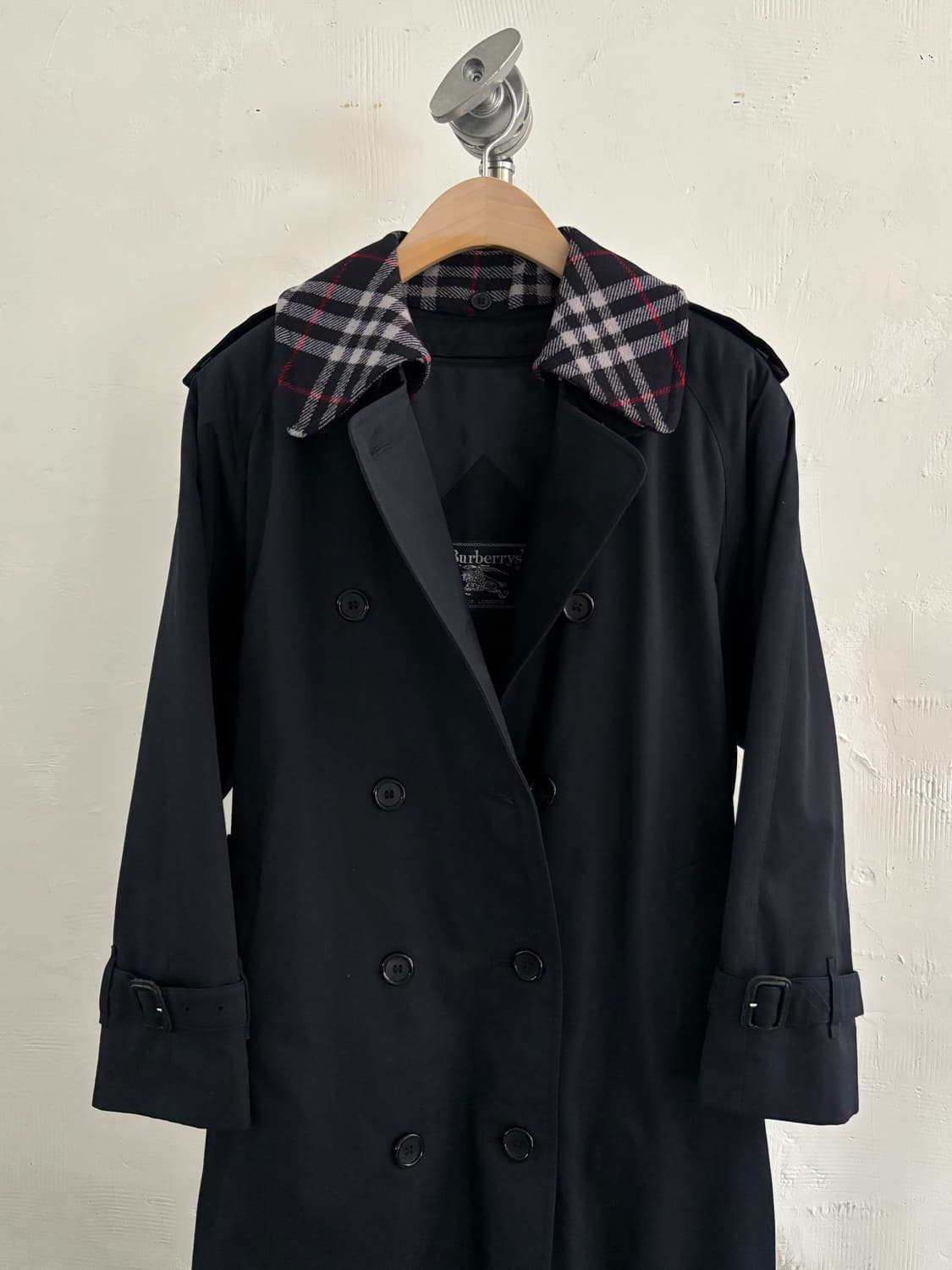 Burberry 버버리 더블카라 네이비 트렌치 코트 상품이미지5