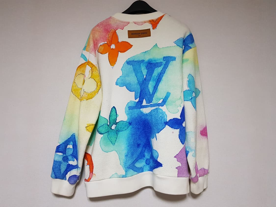 루이비통 워터컬러 모노그램 니트 맨투맨 상품이미지3