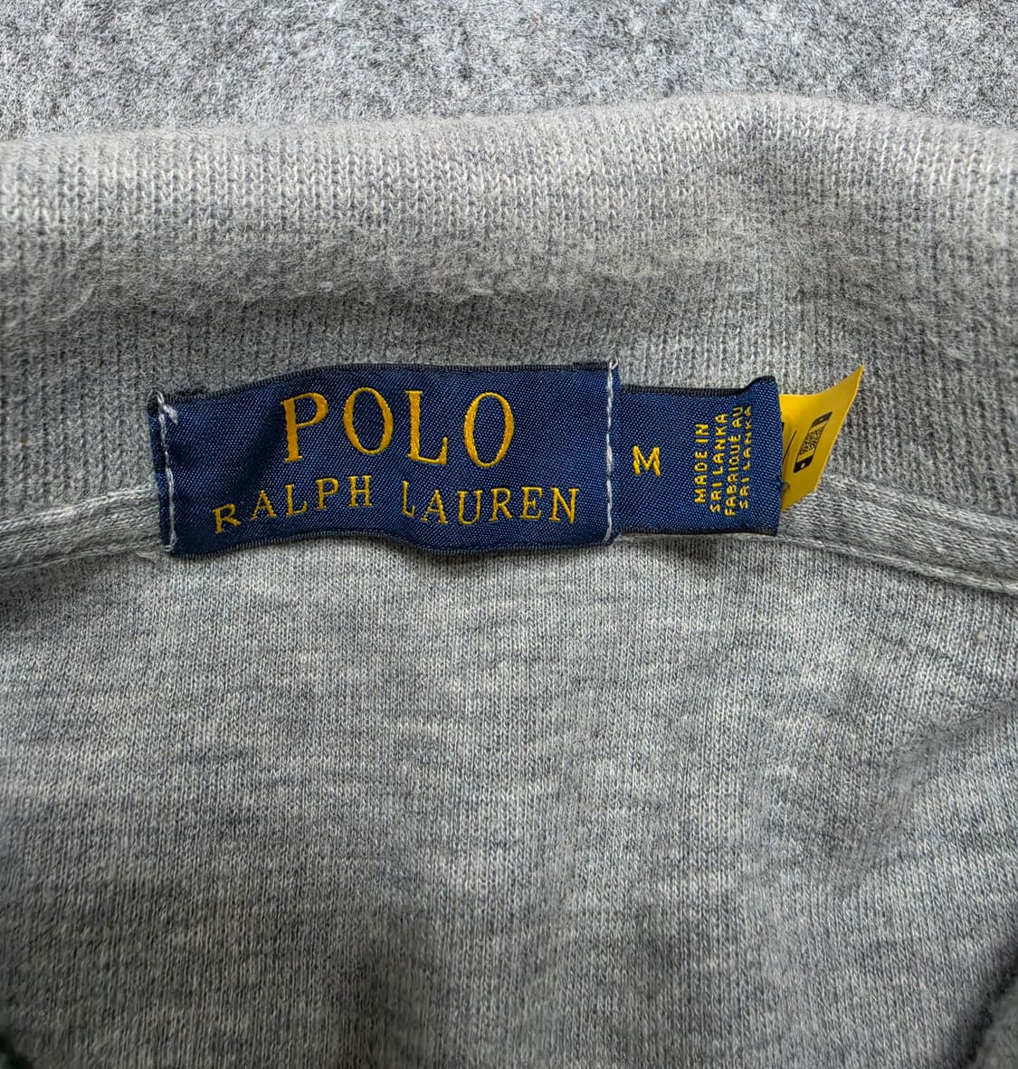 폴로 랄프로렌 코튼 반집업 하프집업 큐알택 그레이 M 상품이미지7
