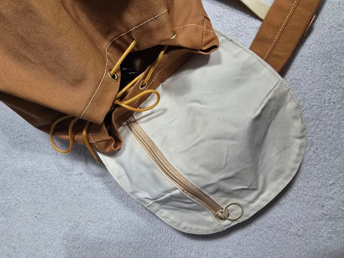 백앤나운 NAPSAC 캔버스 백팩 브라운 상품이미지8