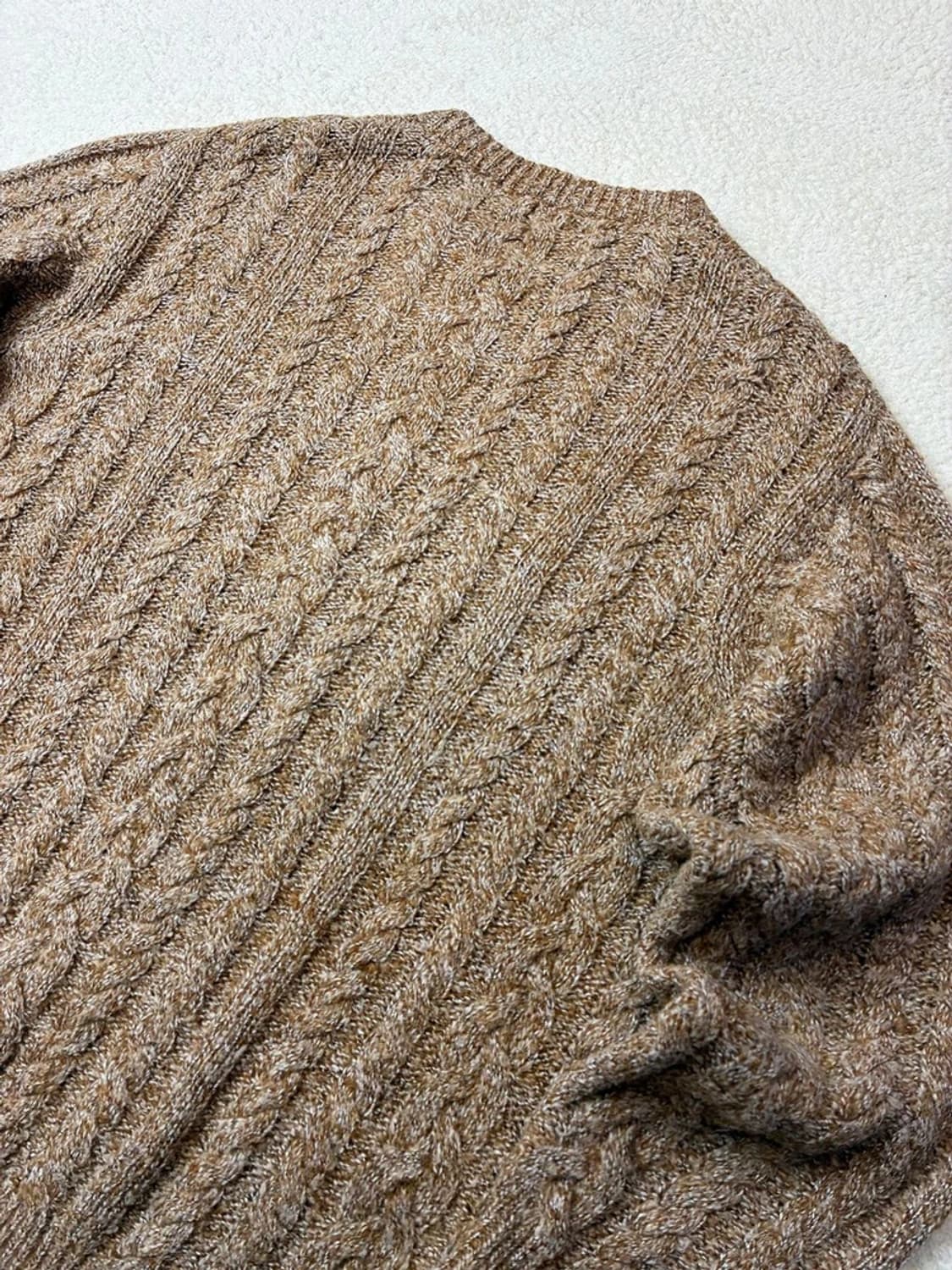 휴고보스 00's 꽈배기 브라운 울 니트 PN5921 상품이미지6