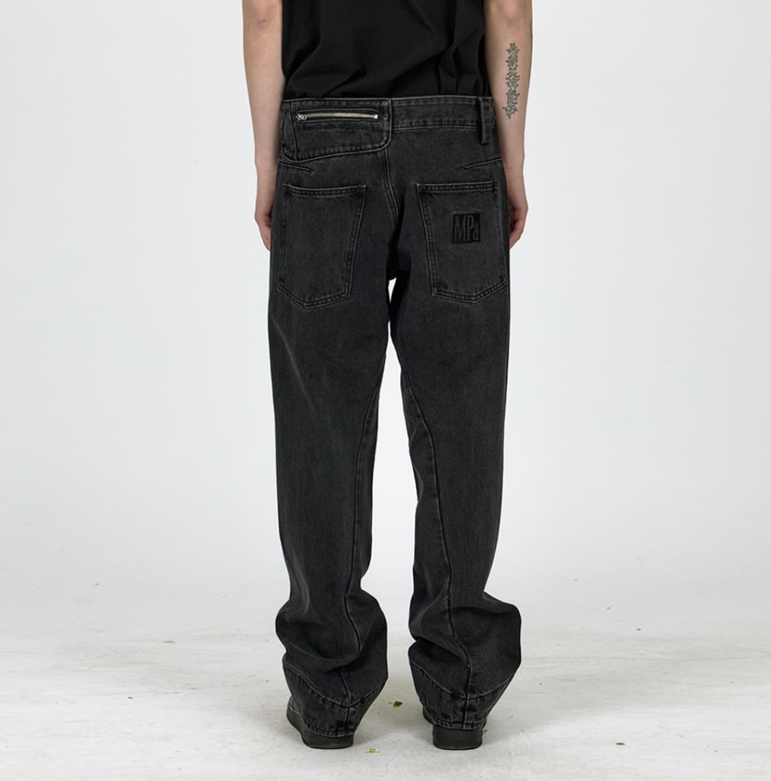 MPa DRIFT DENIM PANTS (BLACK) 상품이미지2