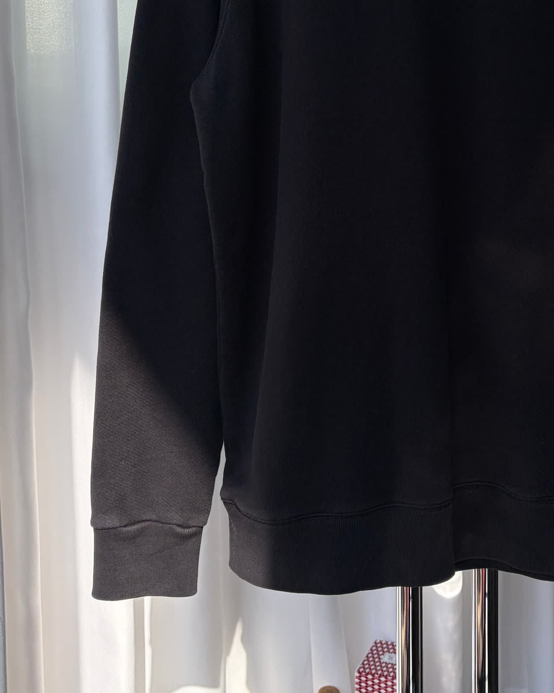 [L]메종 키츠네 트리컬러 폭스 패치 맨투맨 black 상품이미지6