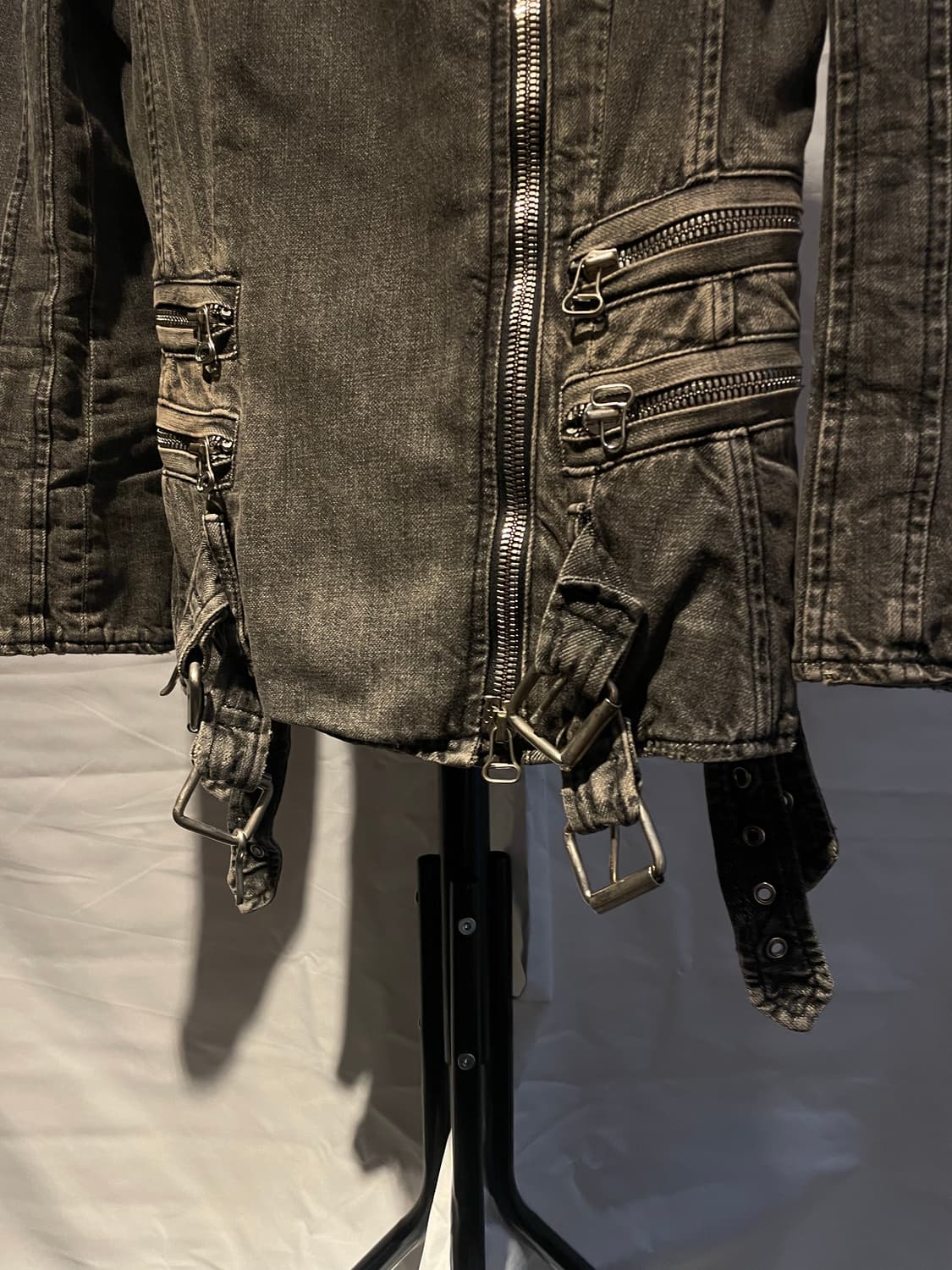 Balmain 2010ss 데카르넹 패디드 숄더 데님 자켓 상품이미지3