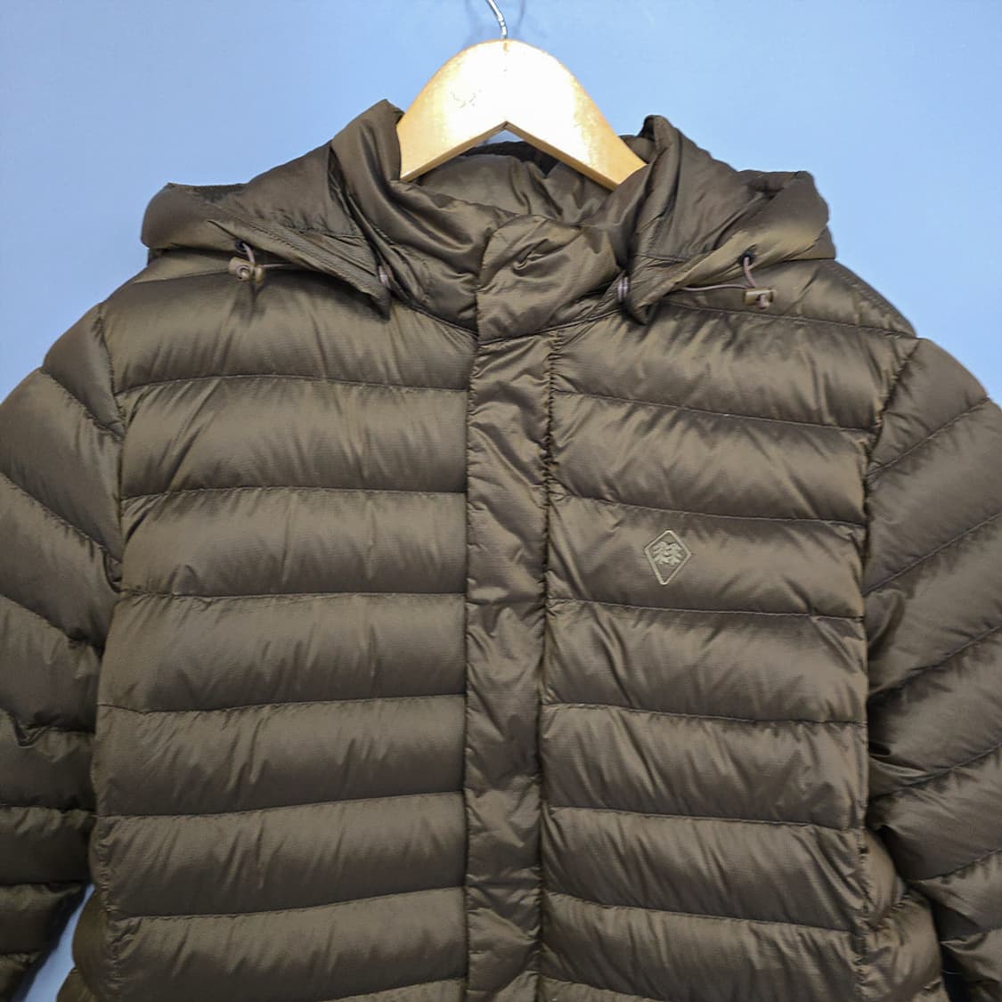 코오롱스포츠 경량 롱다운 패딩 브라운 105 상품이미지2