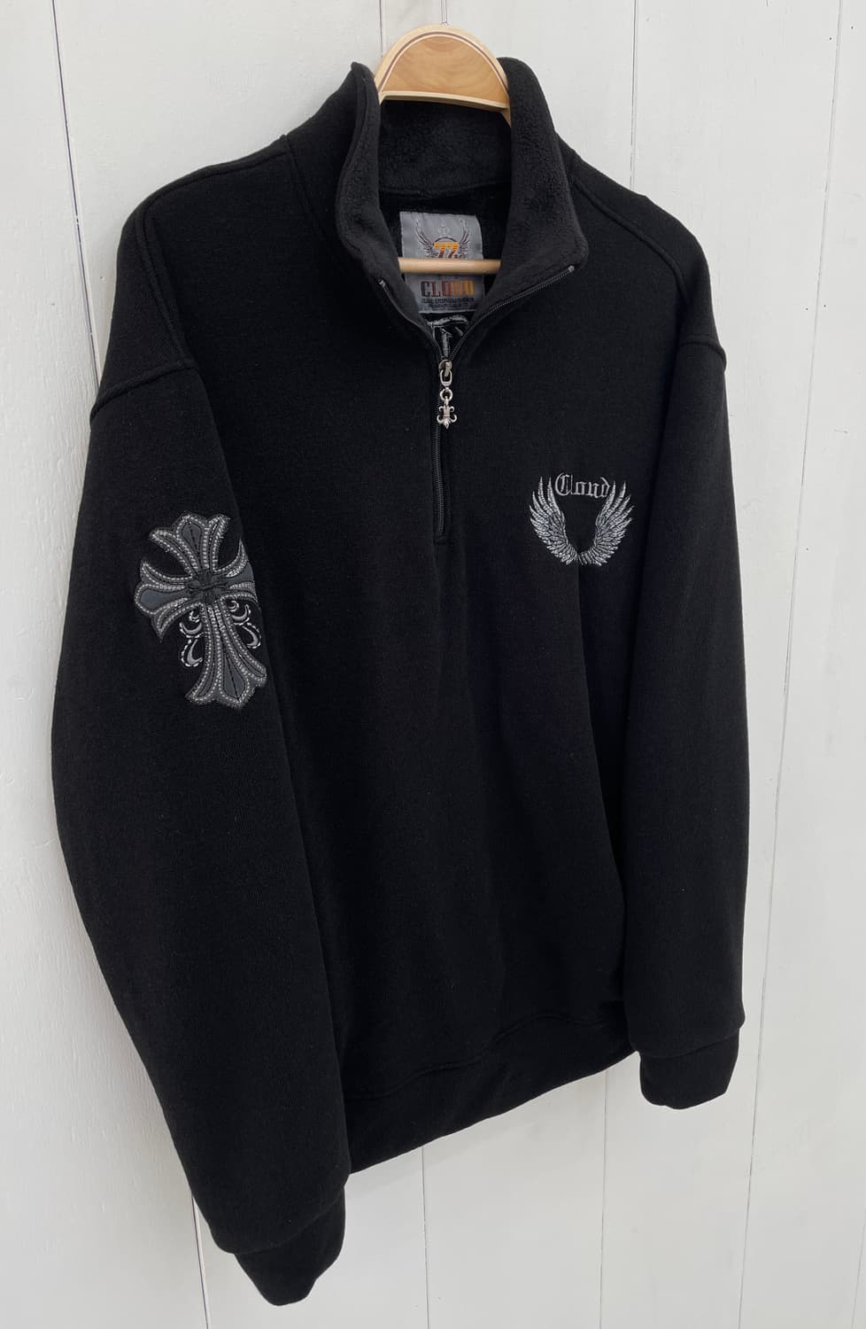 CLOUD72 Y2K 스트릿 하프집업 맨투맨 상품이미지3