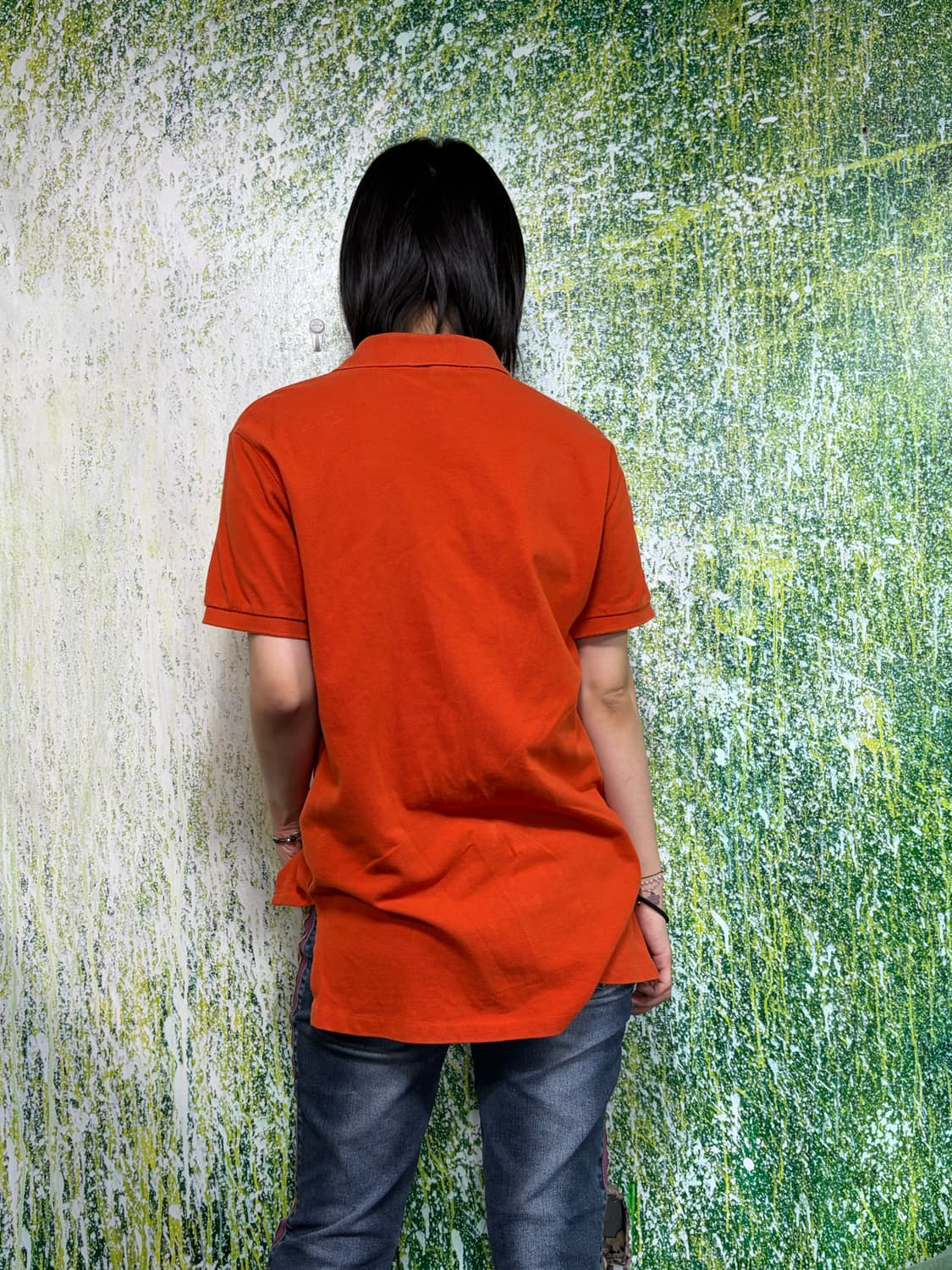 폴로 빅포니 치프키프 오렌지 반팔 카라 티셔츠 M 상품이미지3