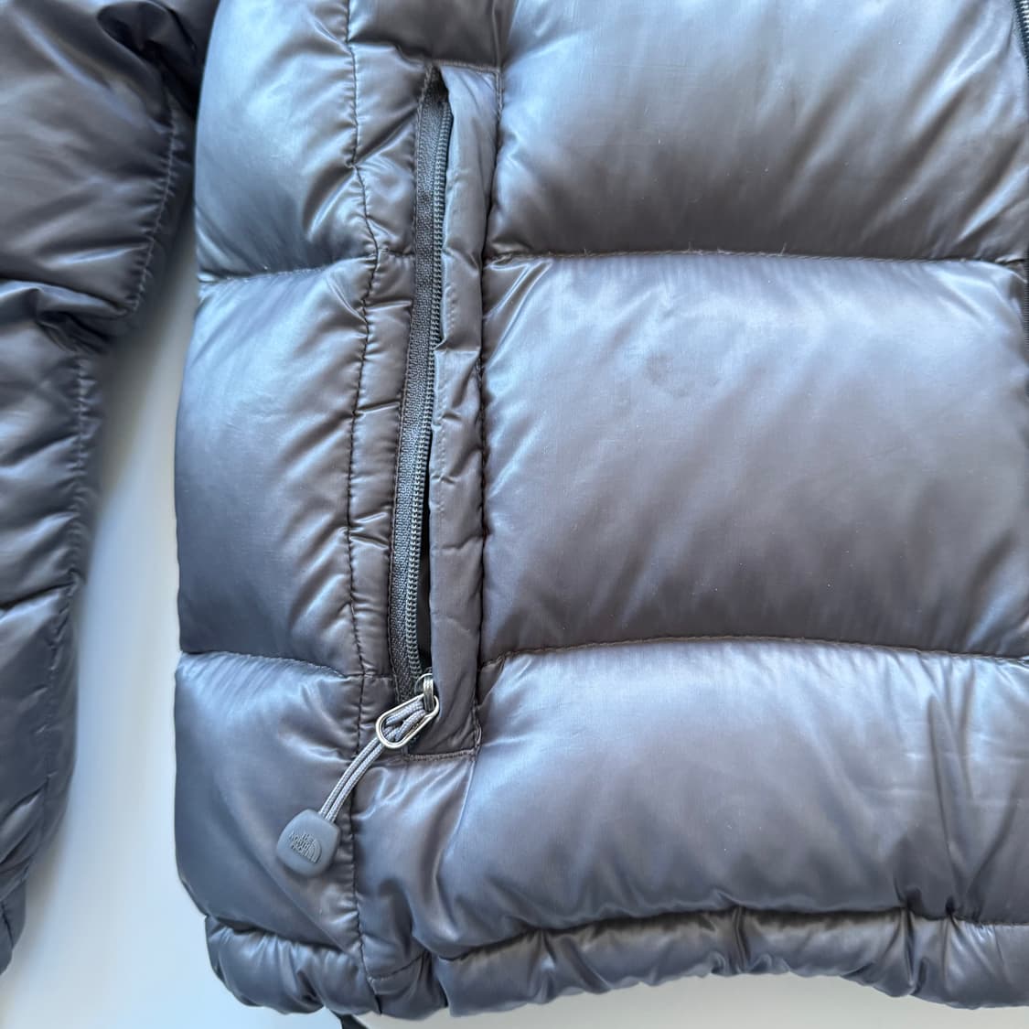 노스페이스 700 스킴스맛 패딩 그레이  상품이미지4