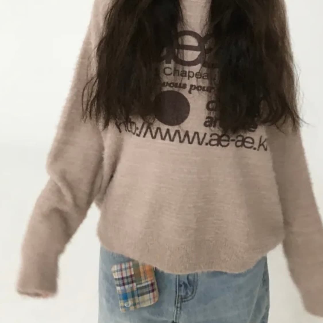 에이이에이이 aeae 체크 카드 포켓 (새상품) 상품이미지5