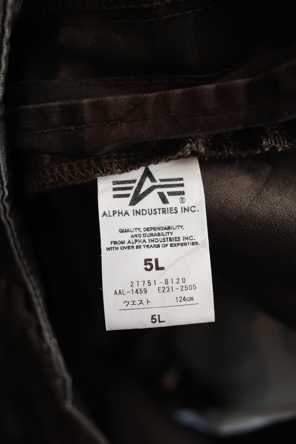 ALPHA INDUSTRIES 알파 밀리터리 카고팬츠 (48인치) 상품이미지5