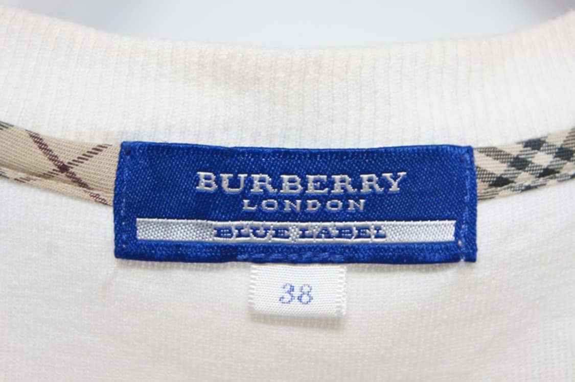 버버리 정품 블루라벨 화이트 가디건 38 상품이미지8