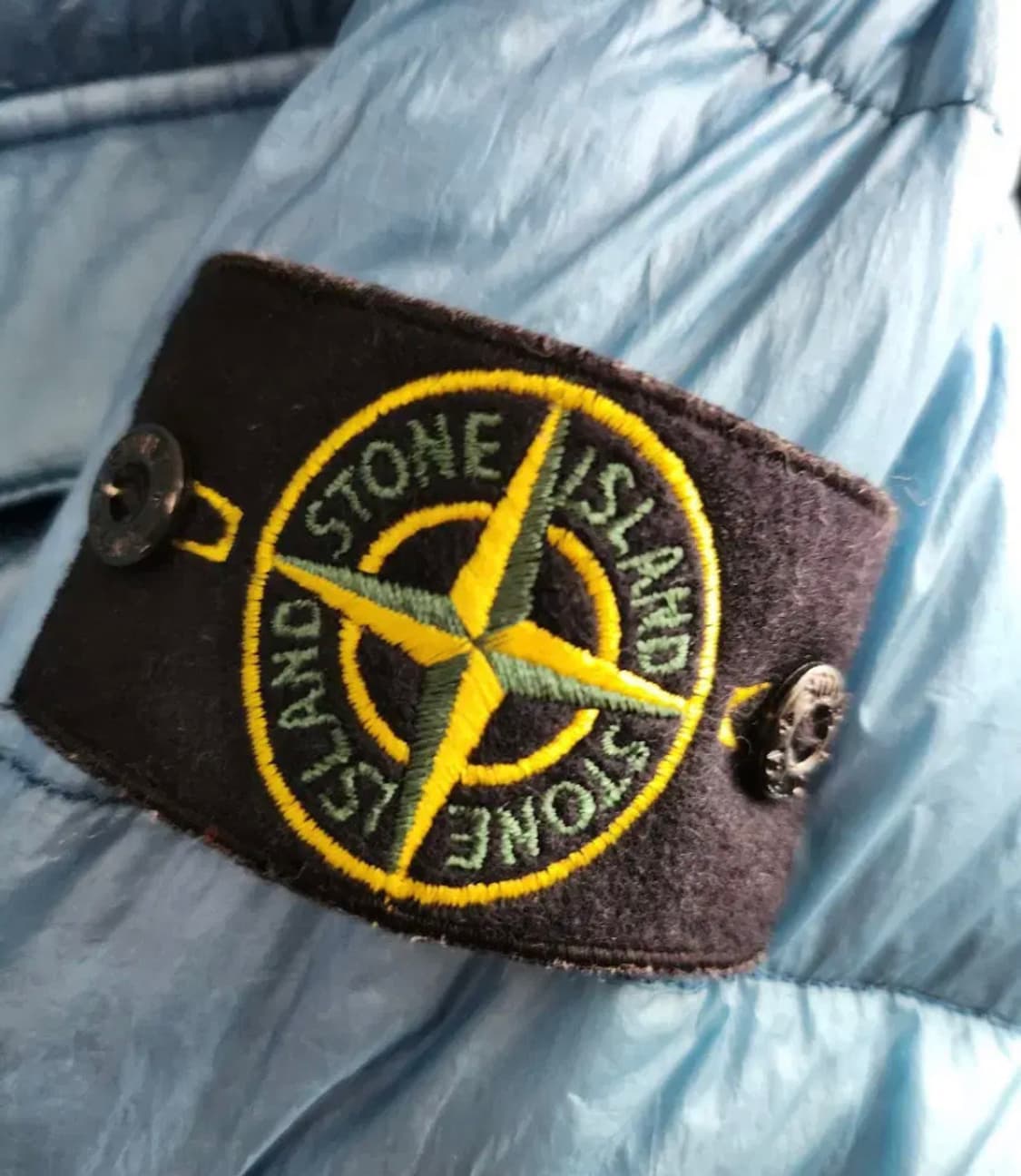 [정품] 스톤 아일랜드 메탈릭 패딩 자켓 라이트블루 S 상품이미지2