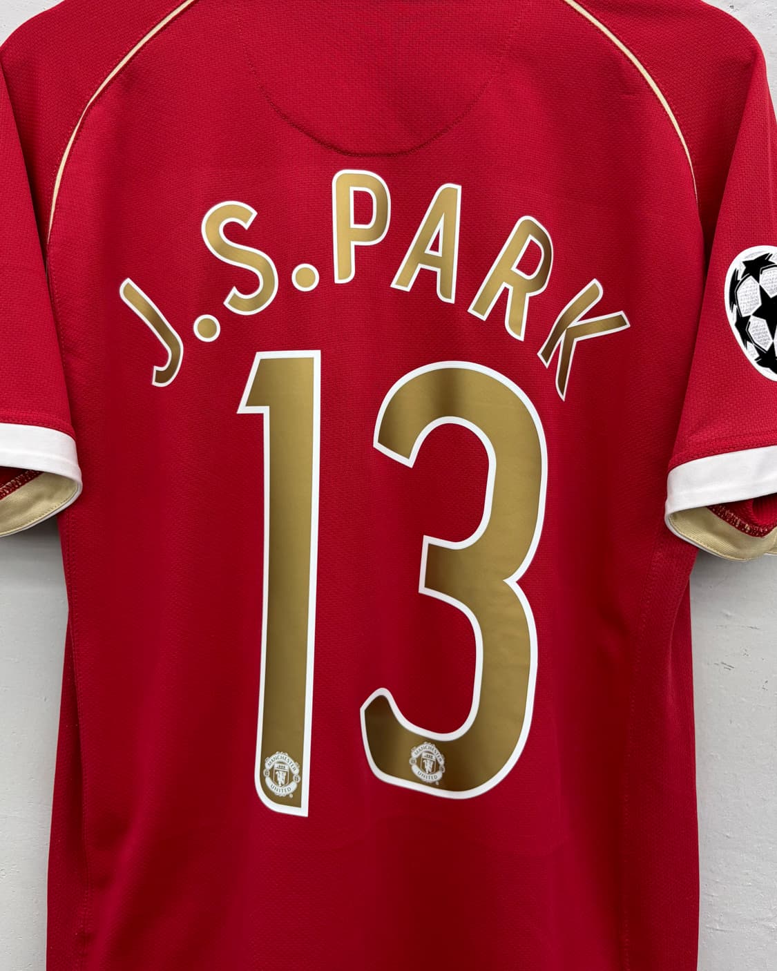 나이키 06-07 맨체스터 유나이티드 홈 챔스킷 박지성 상품이미지2