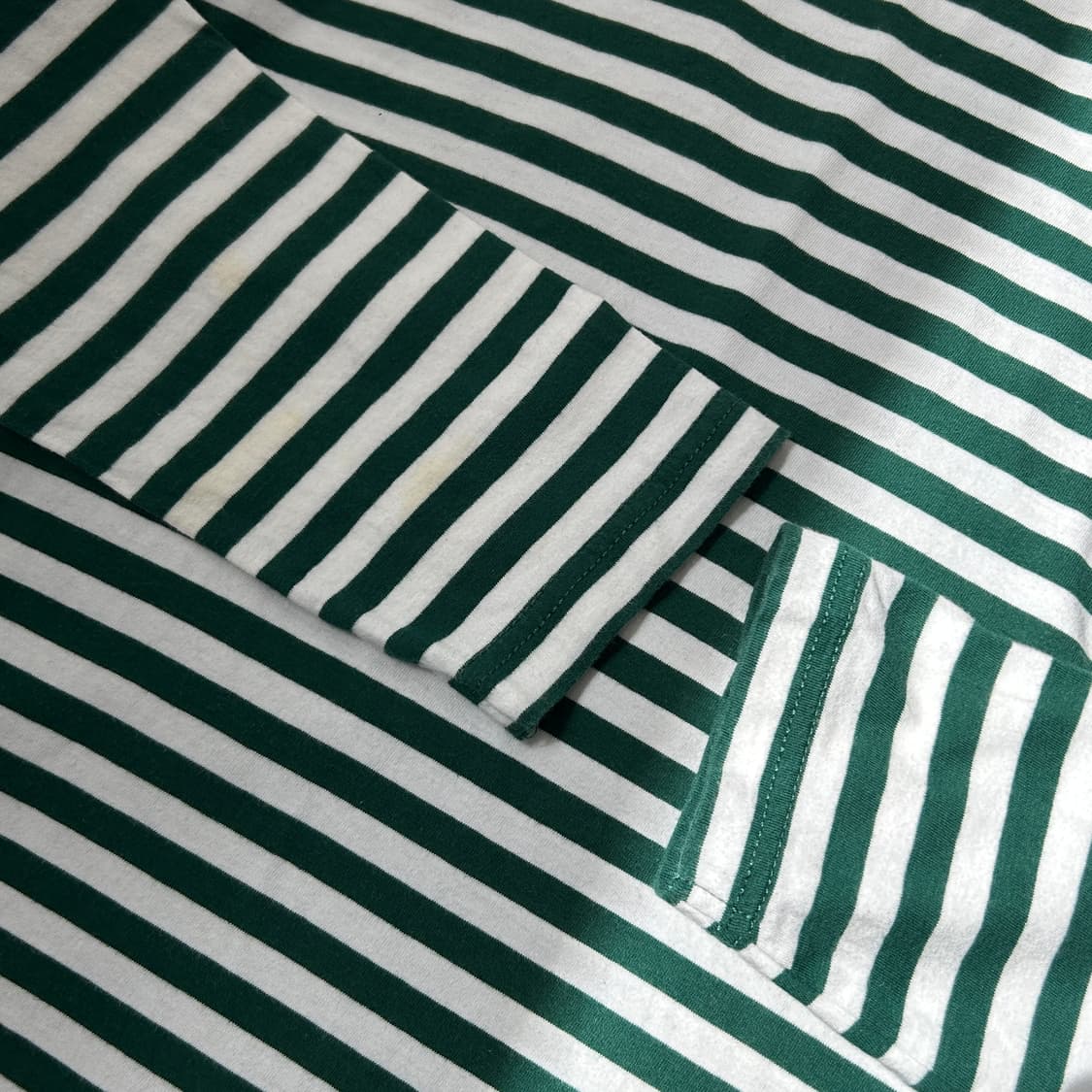 타미 진스 스트라이프 그린 긴팔티셔츠 상품이미지5