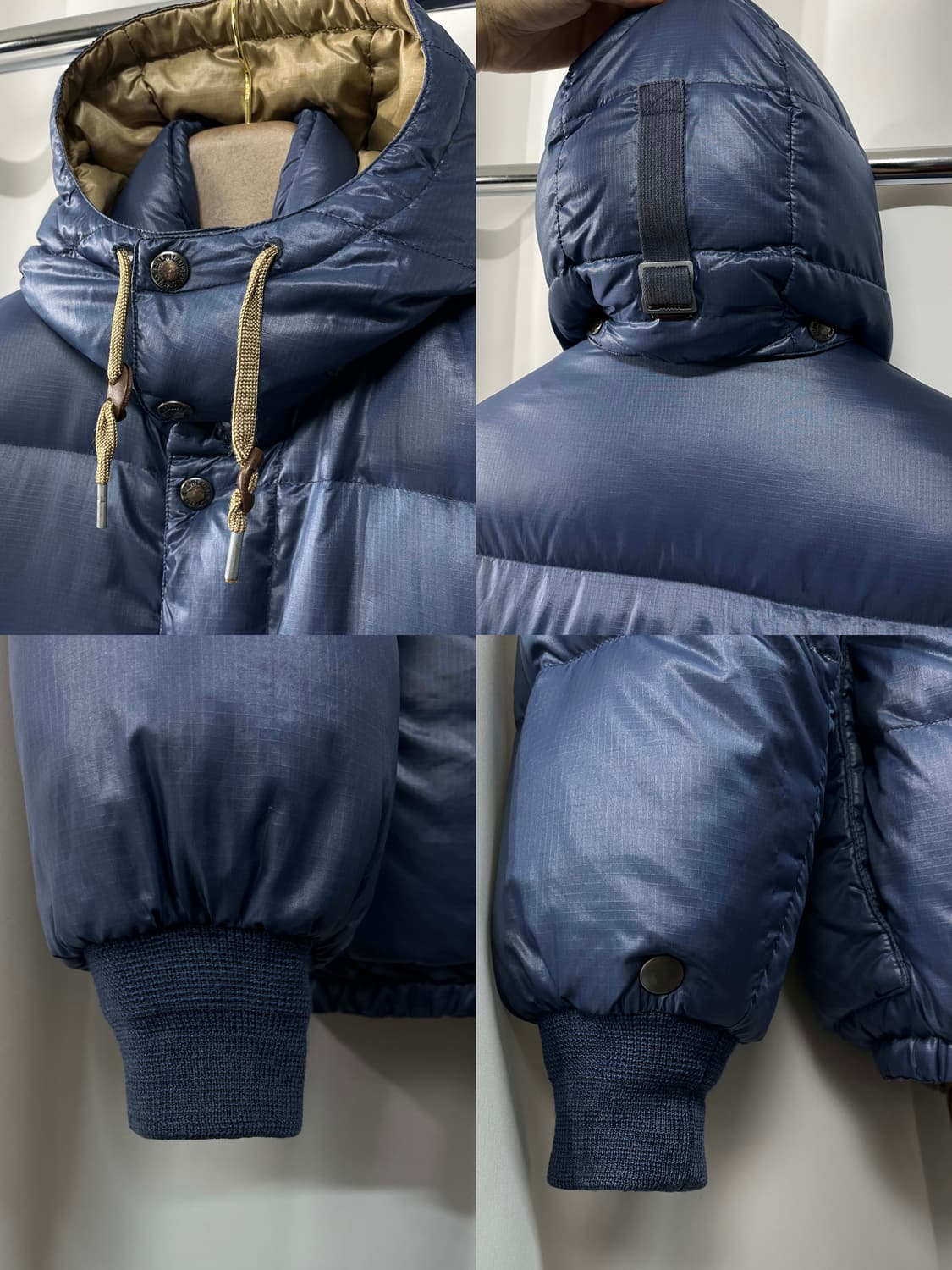 폴로 랄프로렌 코발트 블루 립스탑 다운 푸퍼 자켓 상품이미지10