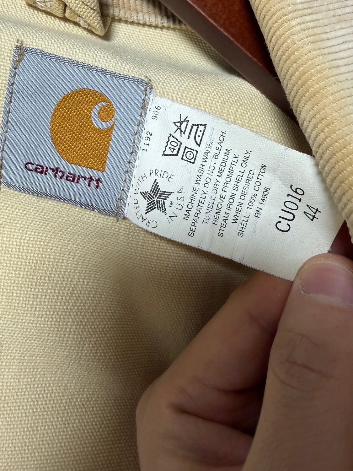 [44] 빈티지 90s 칼하트 carhartt CU016 워크 자켓 상품이미지3