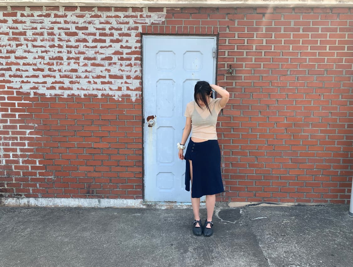 [COMME CA] diamond mesh top 상품이미지3