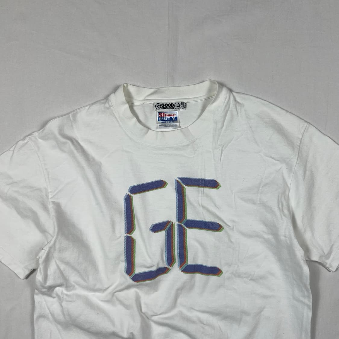 90‘s 굿이너프 good enough ge 로고 반팔티 상품이미지2