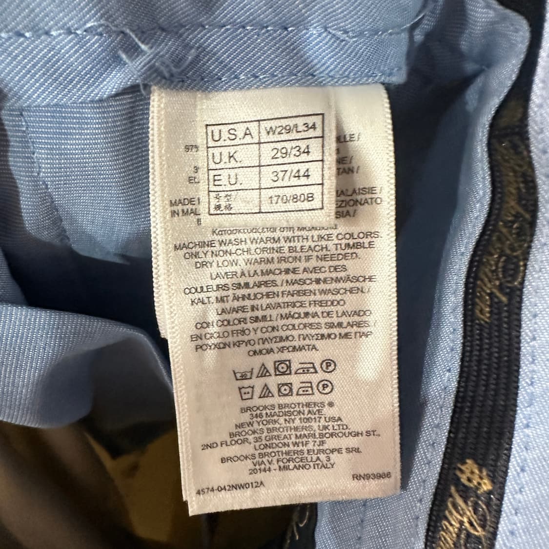 브룩스브라더스 치노팬츠 면바지 29 상품이미지4