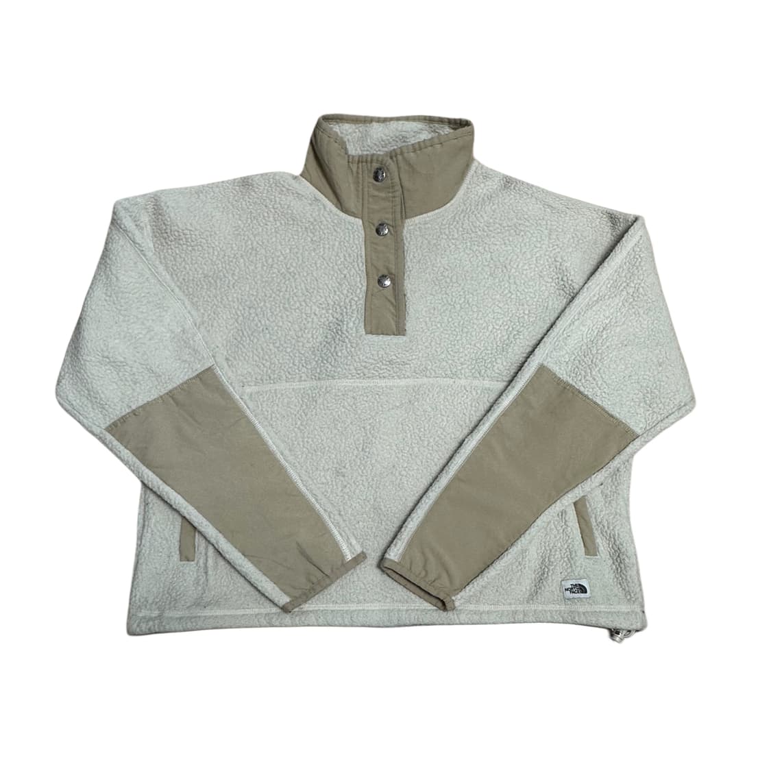 노스페이스 버튼 플리스 아이보리 상품이미지1