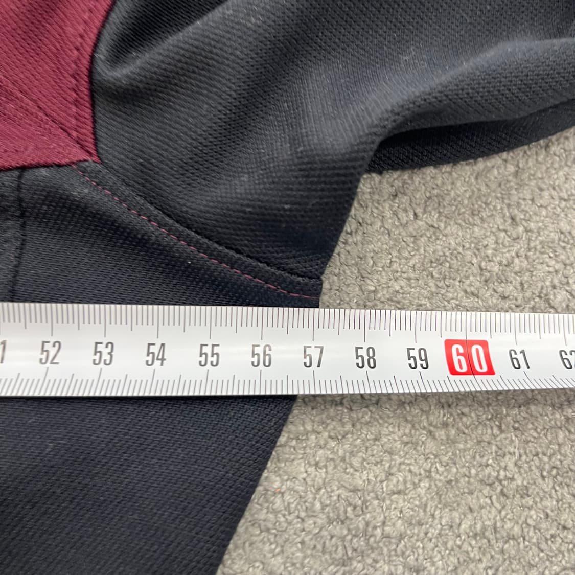 XL 언더아머 트랙 자켓 블랙/버건디 상품이미지6