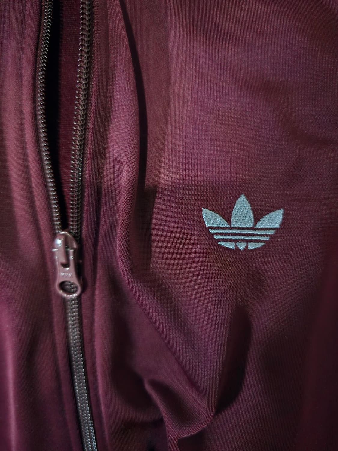 아디다스 베켄바우어 BB트랙탑 버건디 마룬 져지 집업 90 / S 상품이미지4