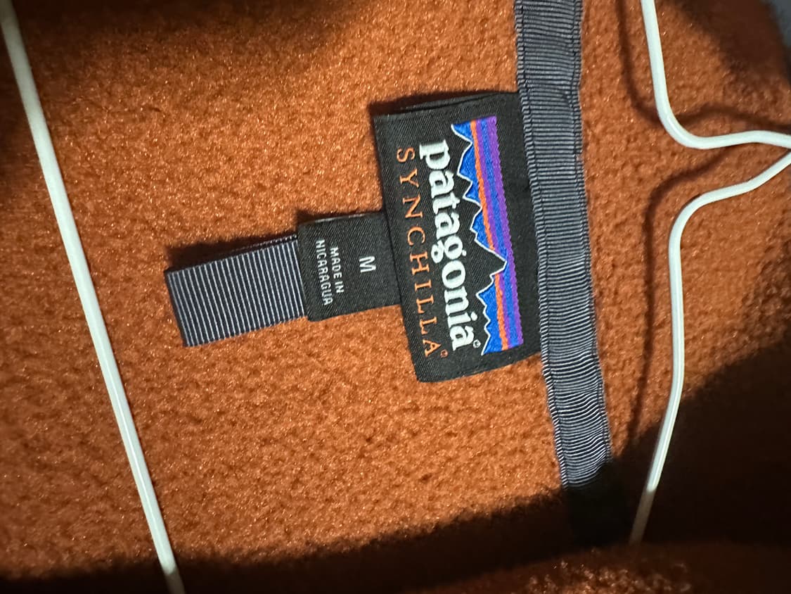 새상품급 파타고니아 신칠라 플리스 버니쉬드 레드 M 상품이미지2