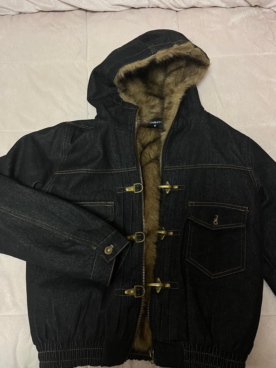 파이어맨 클립 데님 퍼 자켓 상품이미지2