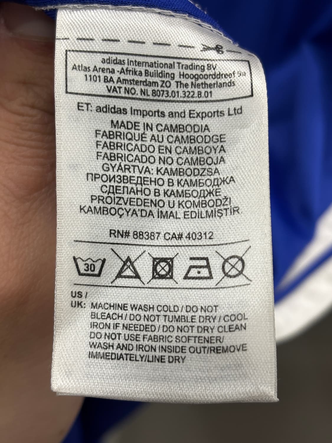 아디다스 첼시 FC 화이트 반팔 티셔츠 M 상품이미지9