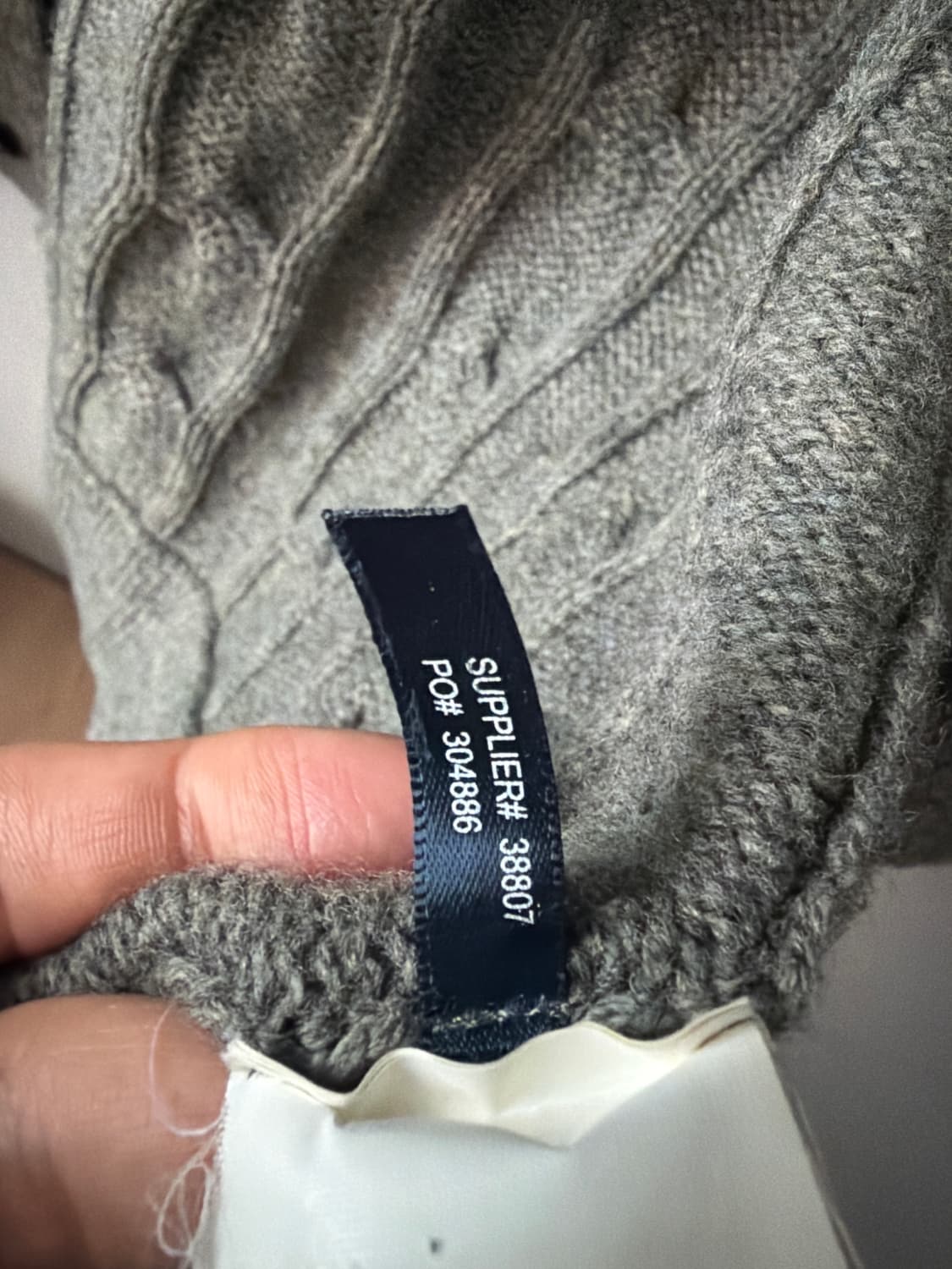 폴로 랄프로렌 숄카라 케이블 가디건 L 상품이미지6