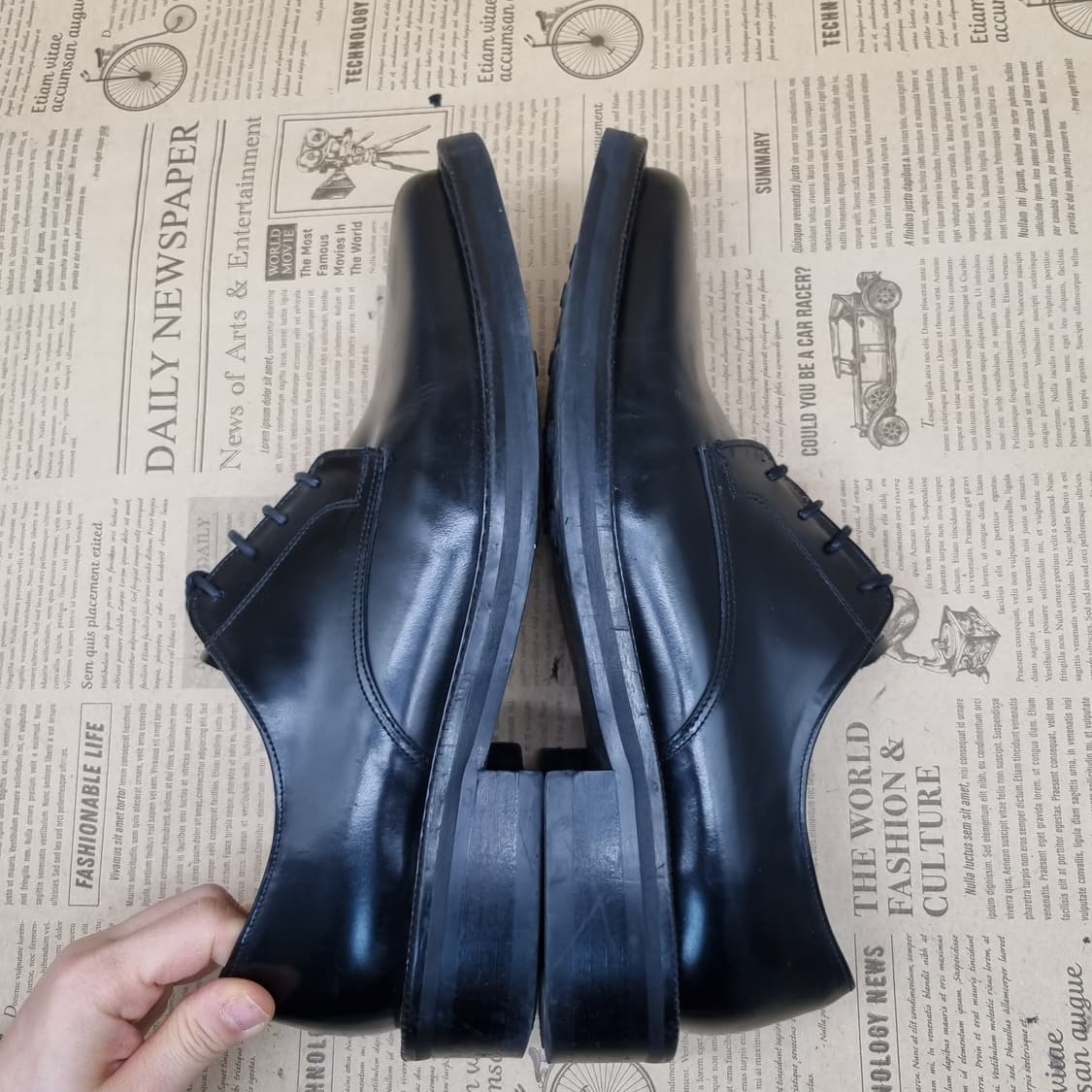 VATOZ 남성 더비슈즈 실사이즈255 상품이미지5