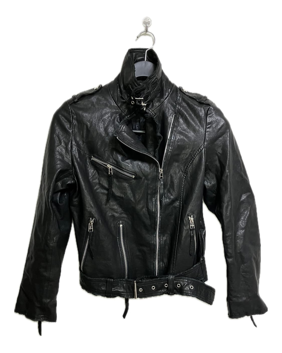 2buckle rock short leather jac 상품이미지4