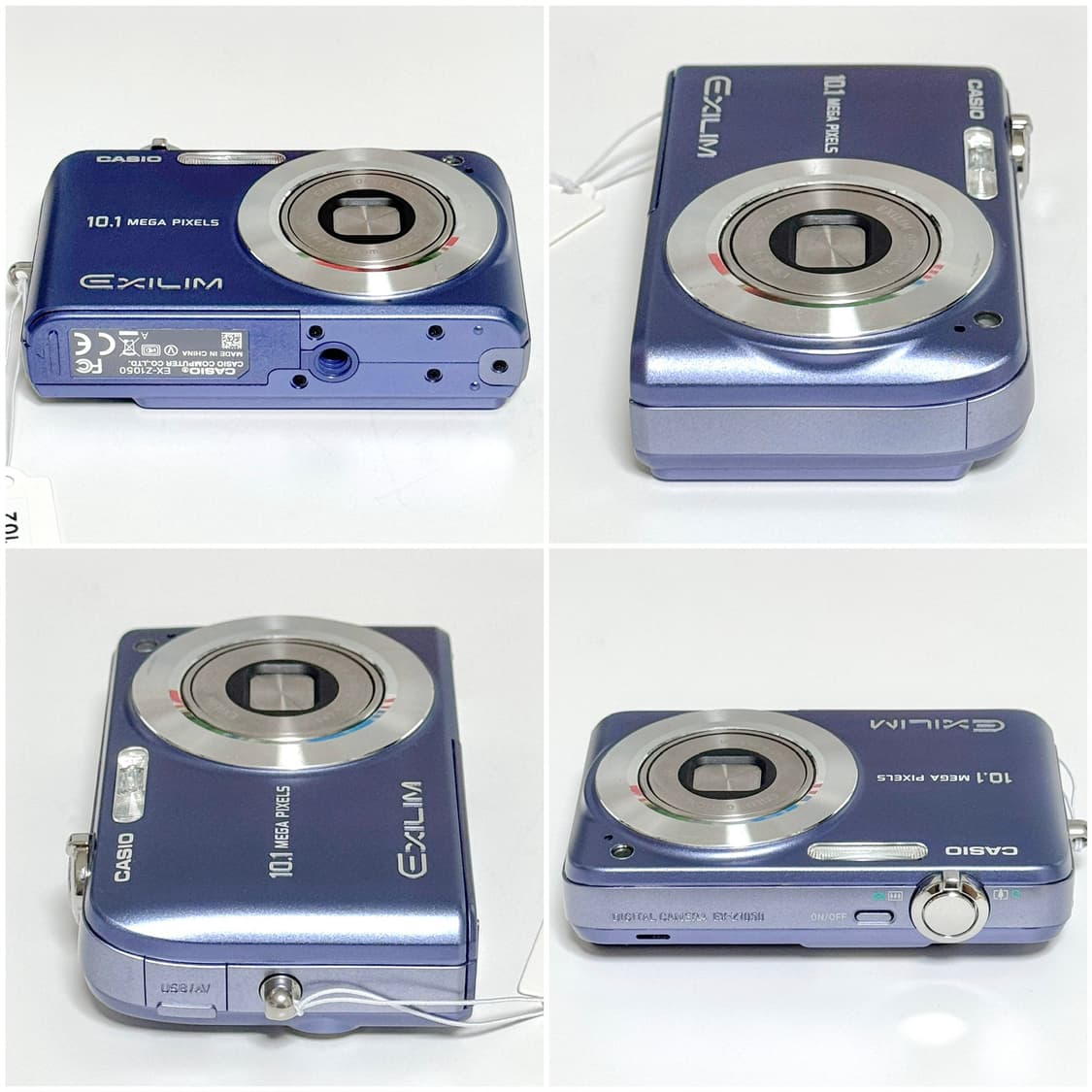 카시오 엑슬림 Z1050 베이비블루 빈티지디카 상품이미지5