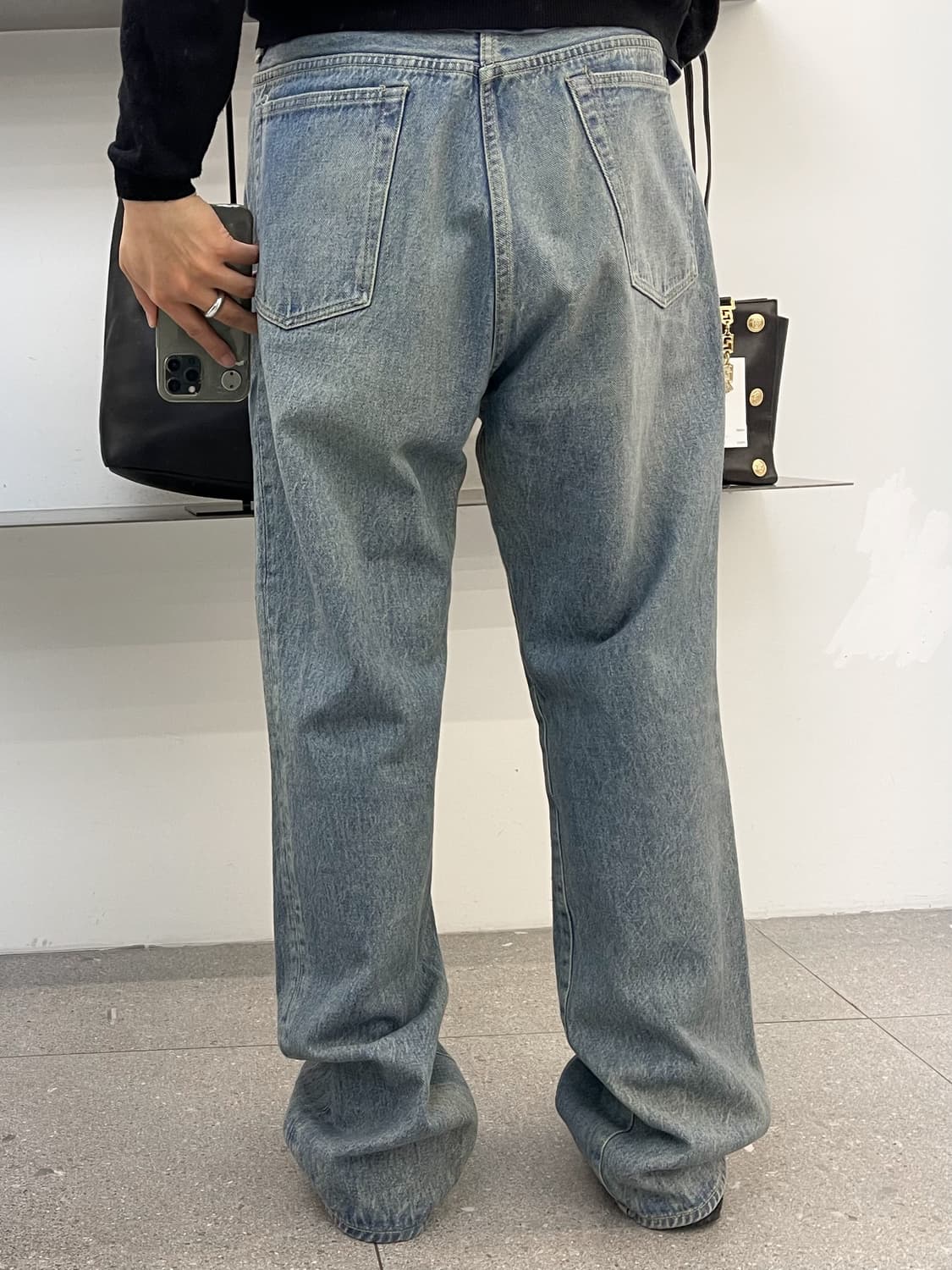 캡틴 선샤인 스케이트 슈컷 데님 팬츠 상품이미지3