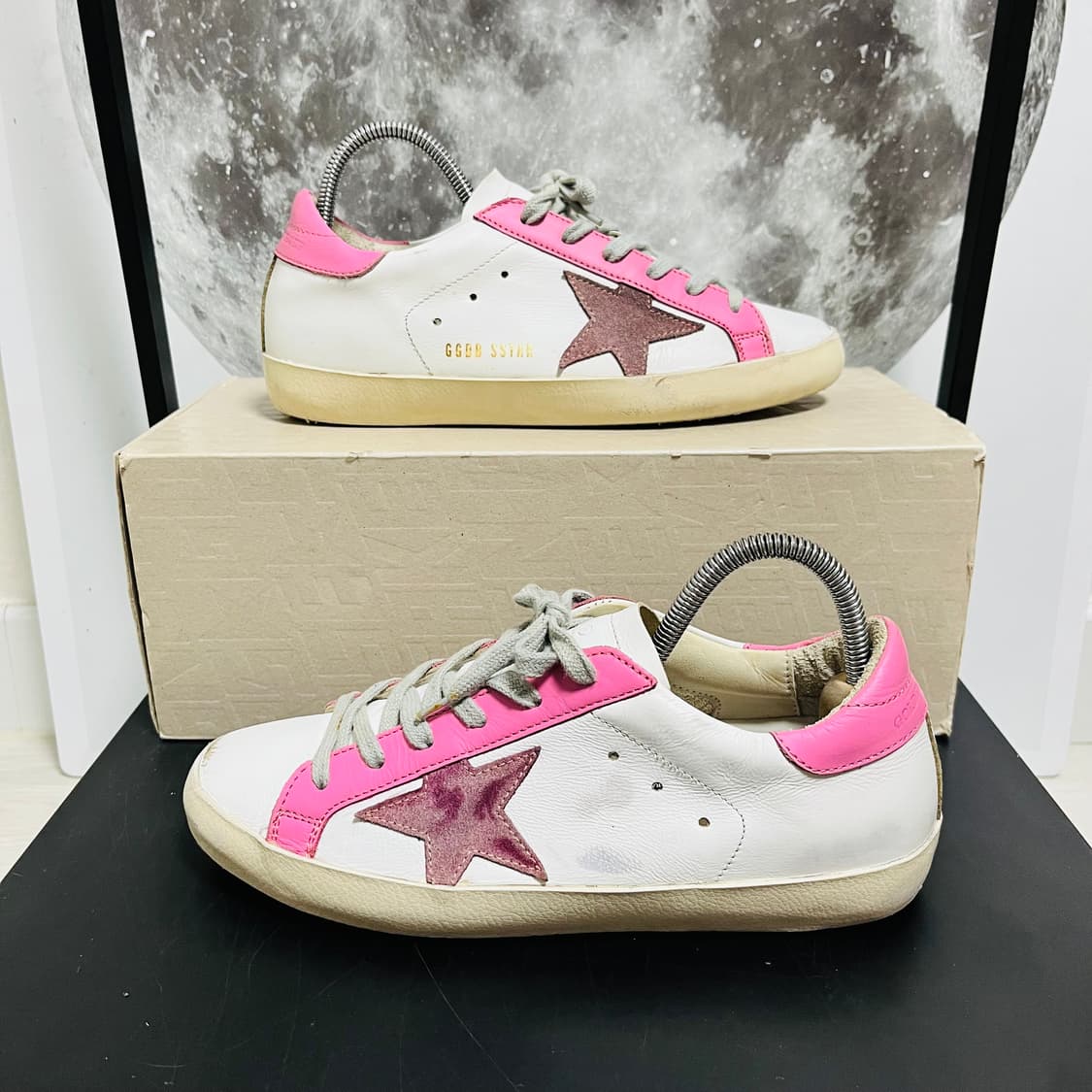  정품 37) 골든구스 핑크탭 스니커즈 235~240 상품이미지1