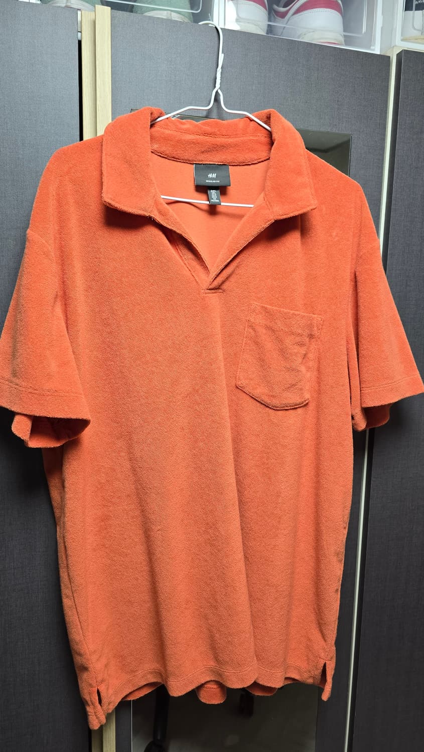 H&M 수건소재 카라티(테리소재) 상품이미지1