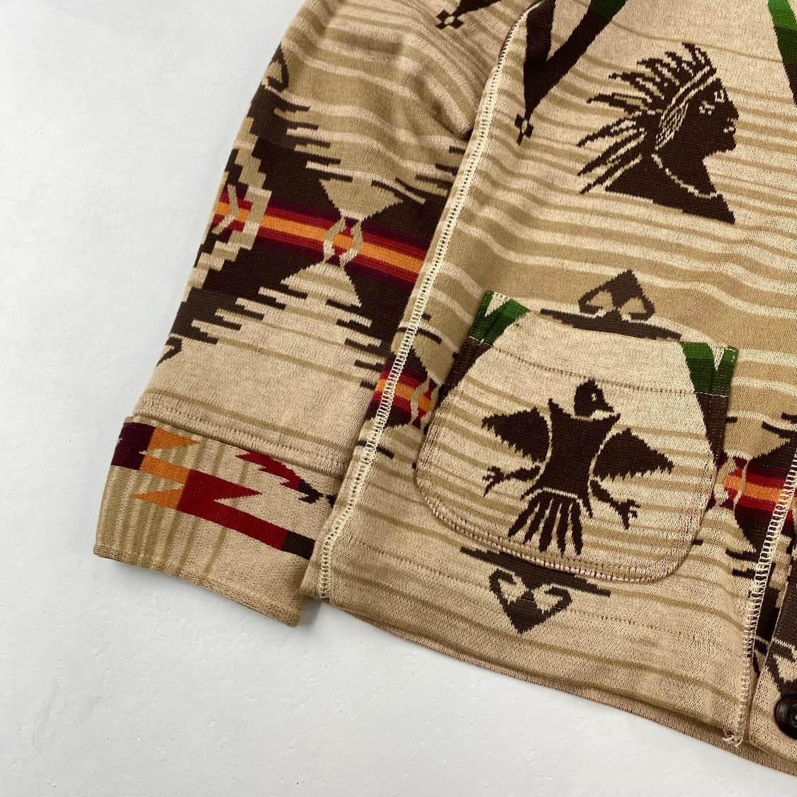 폴로 랄프로렌 네이티브 나바호 패턴 숄 카라 가디건 (95) 상품이미지5