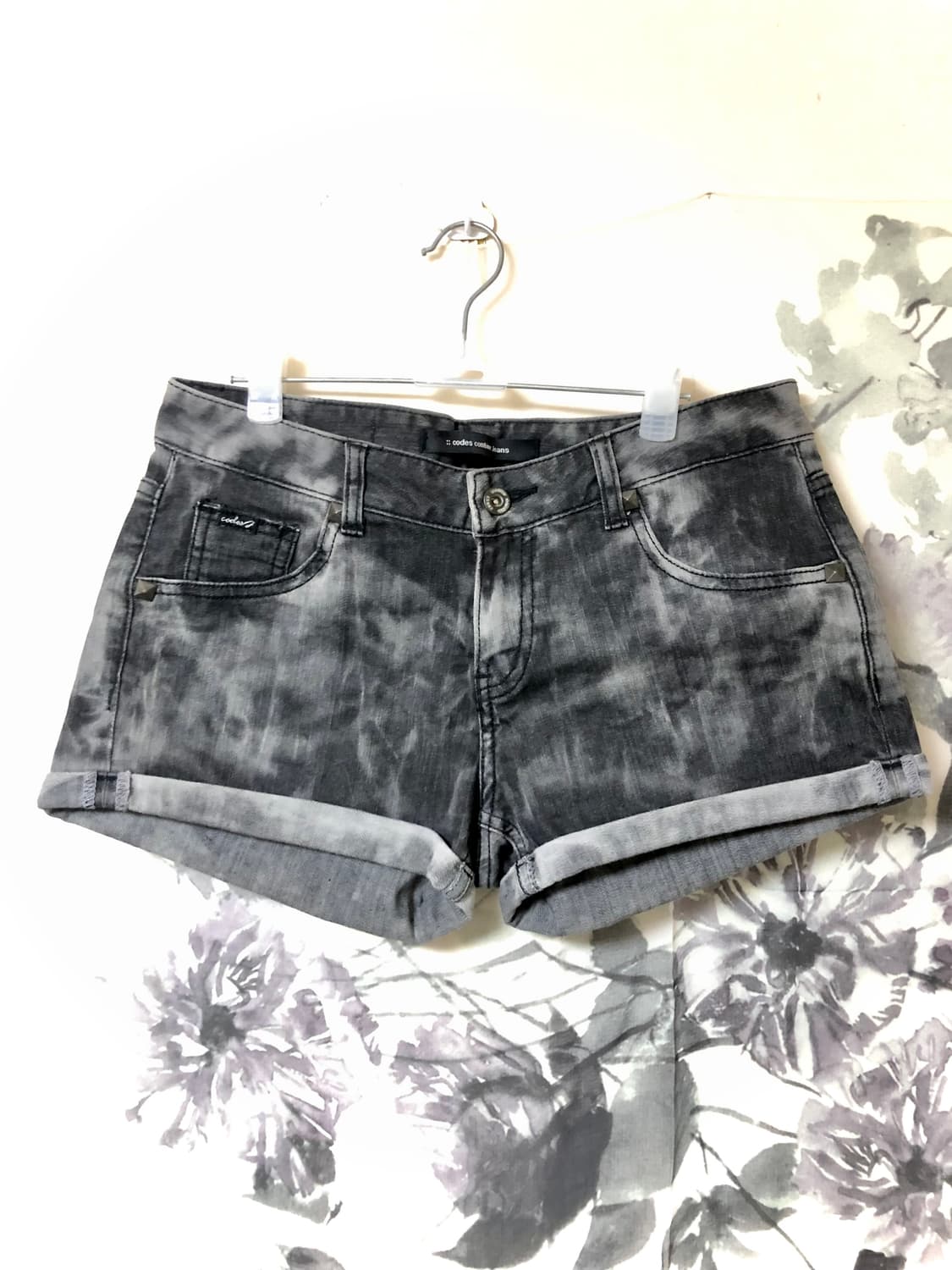빈티지 코데즈콤바인 타이다이 스터드 핫팬츠 반바지 상품이미지1