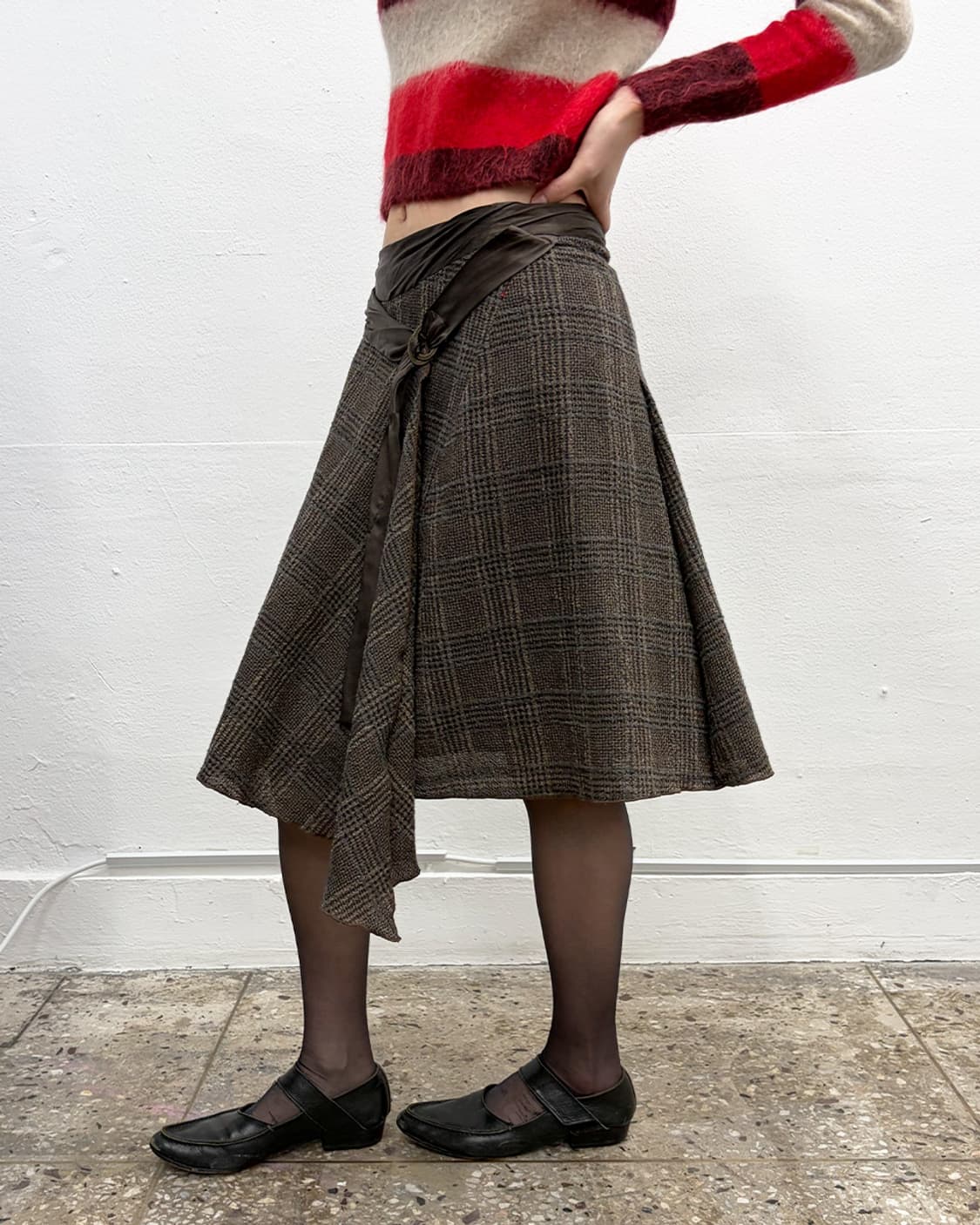 막스앤코 벨티드 랩 스커트 상품이미지3