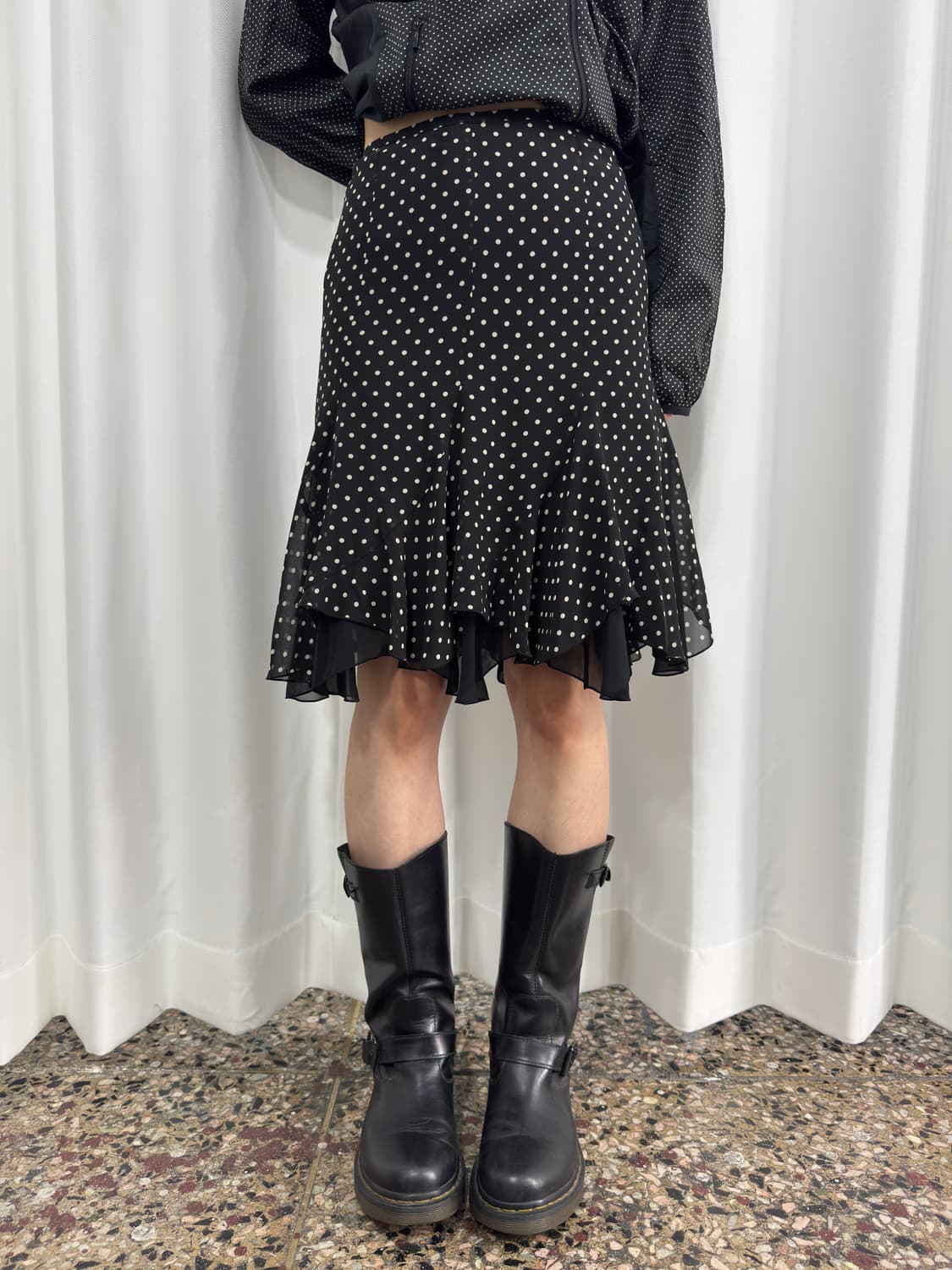 ingni dot design midi skirt 상품이미지3