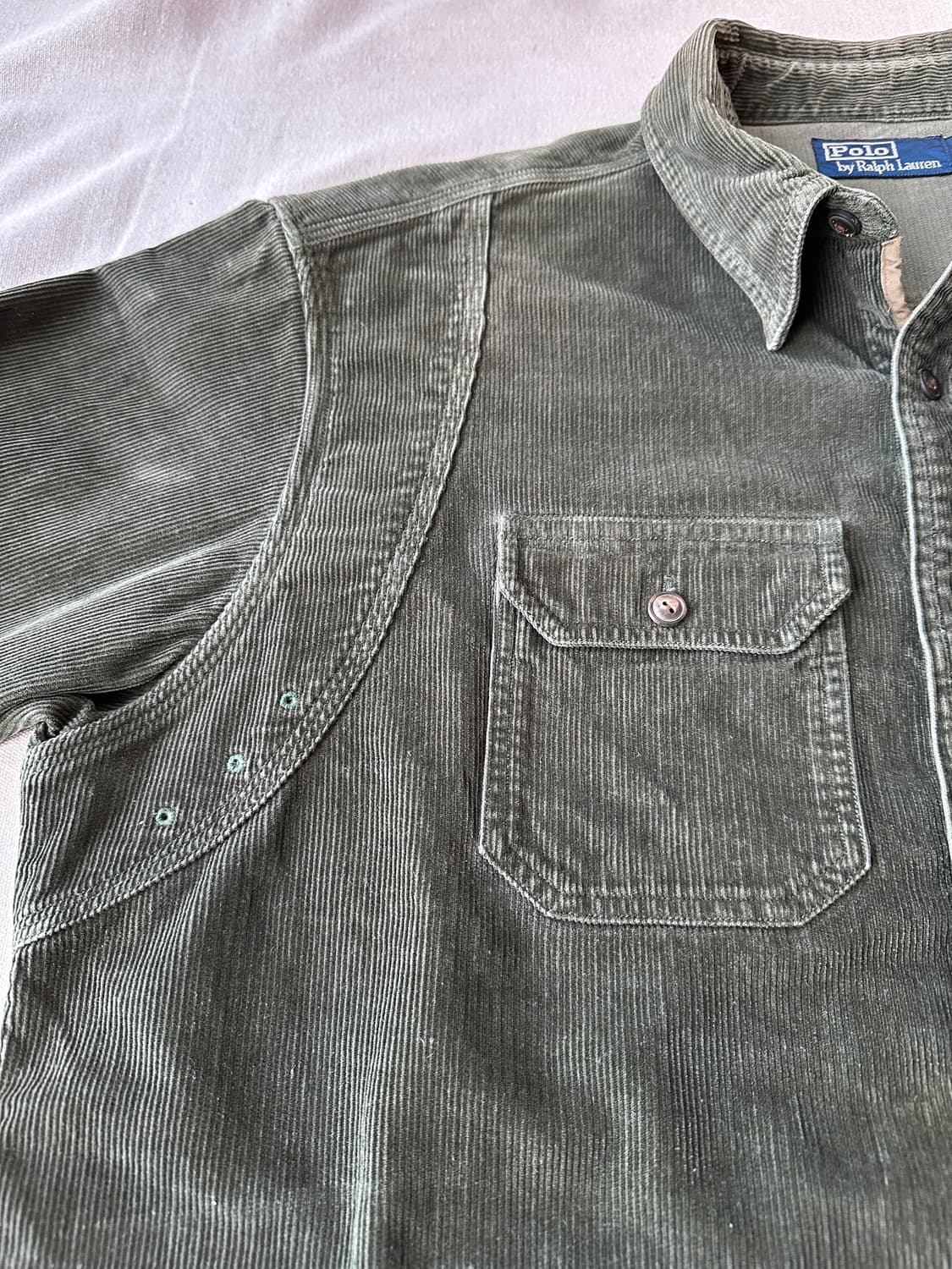 XL 폴로 코듀로이 헌팅 셔츠 상품이미지2