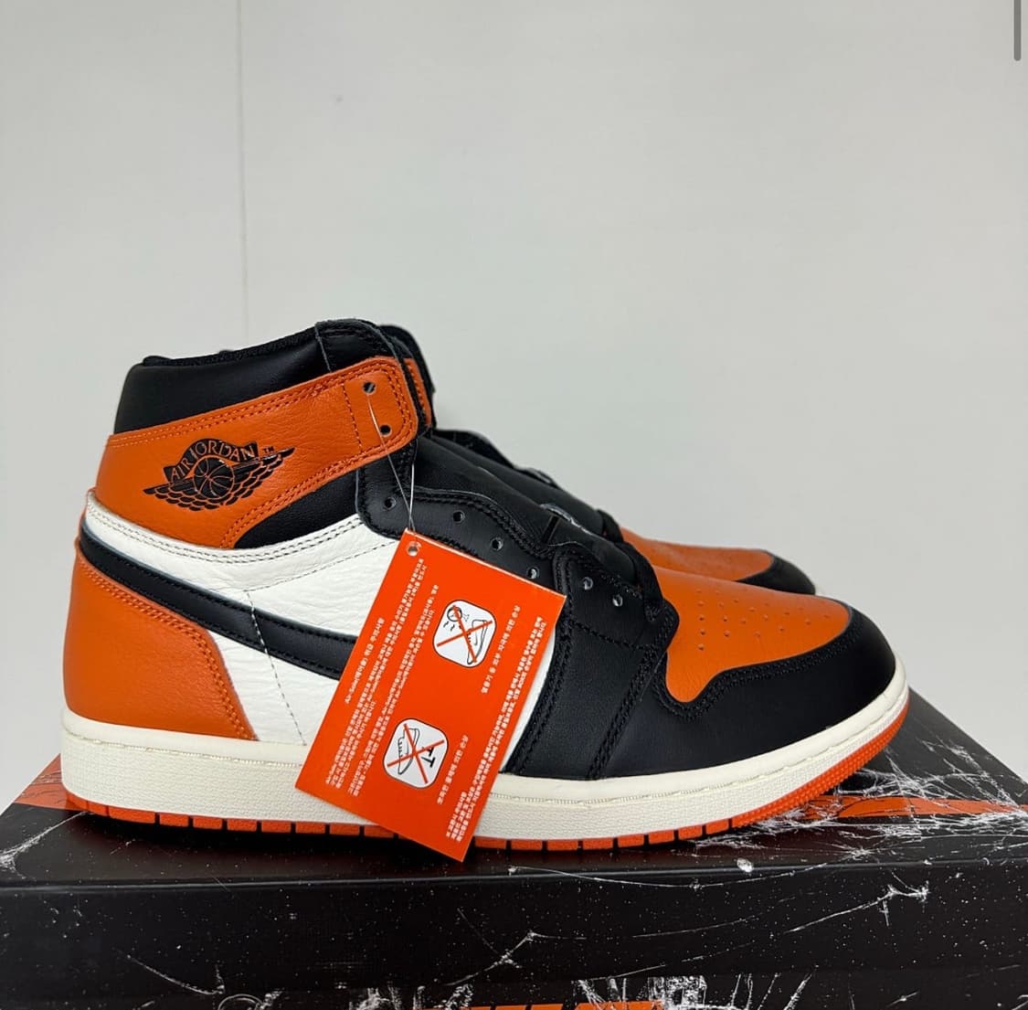 (275/US9.5)(새상품)나이키 에어 조던 1 하이 og 백보드 상품이미지3