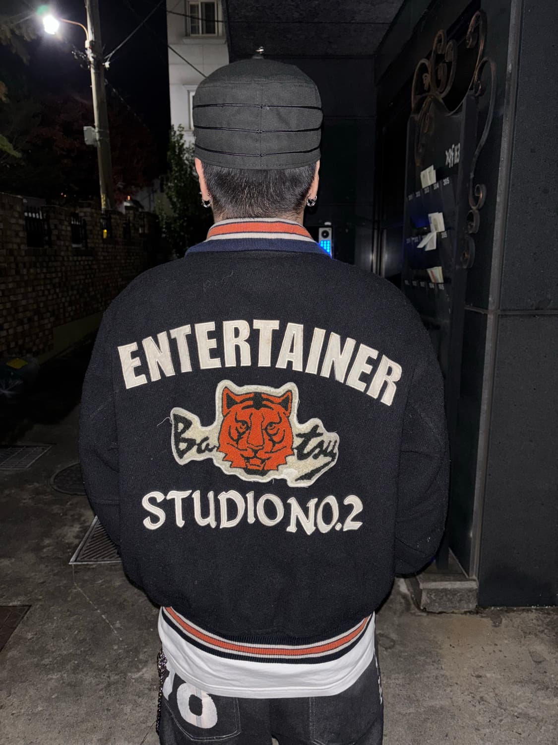 BA-TSU 패치 바시티 자켓 상품이미지1