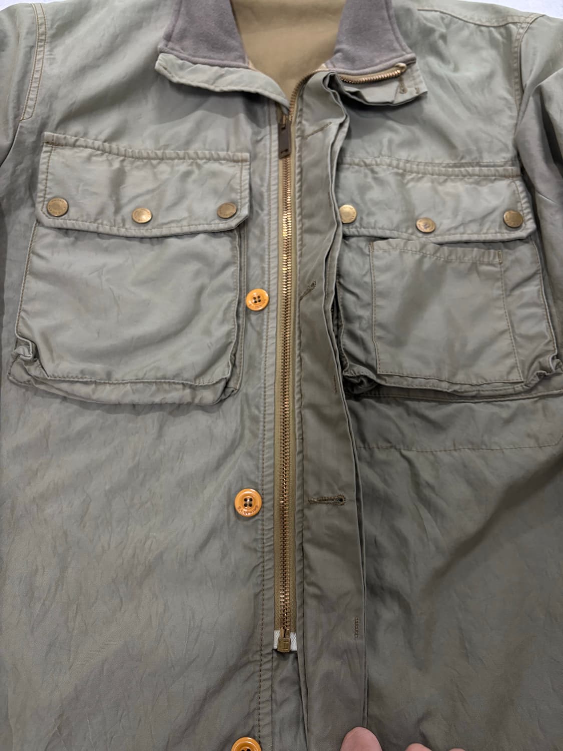 90's 빈티지 스톤아일랜드 denims 밀리터리 자켓 M 상품이미지2