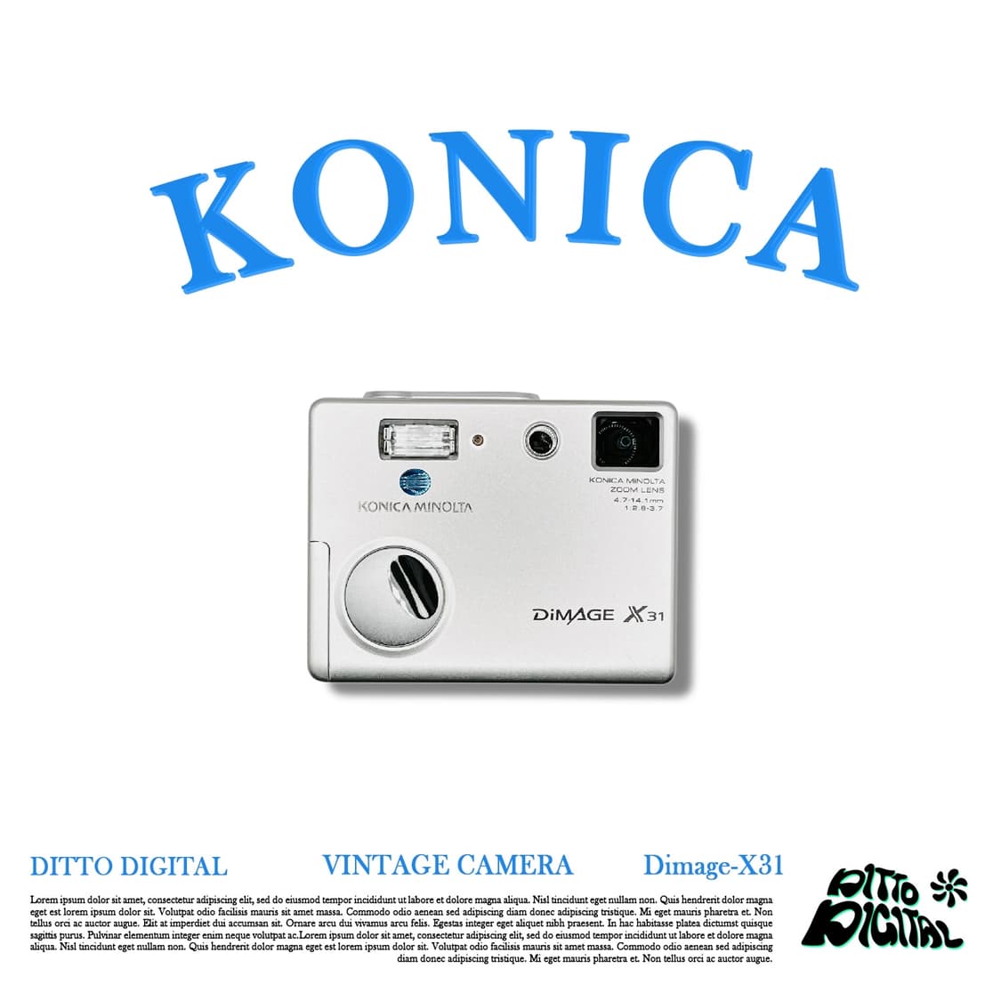 Konica Minolta dimage X31디카 상품이미지1