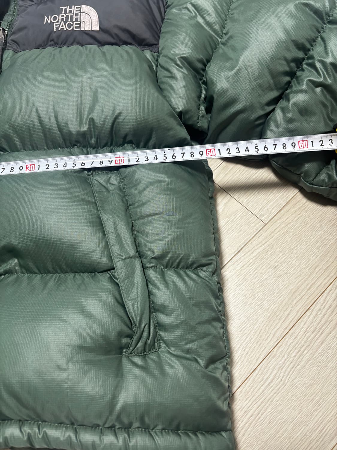 노스페이스 카키 눕시 패딩 90 상품이미지4