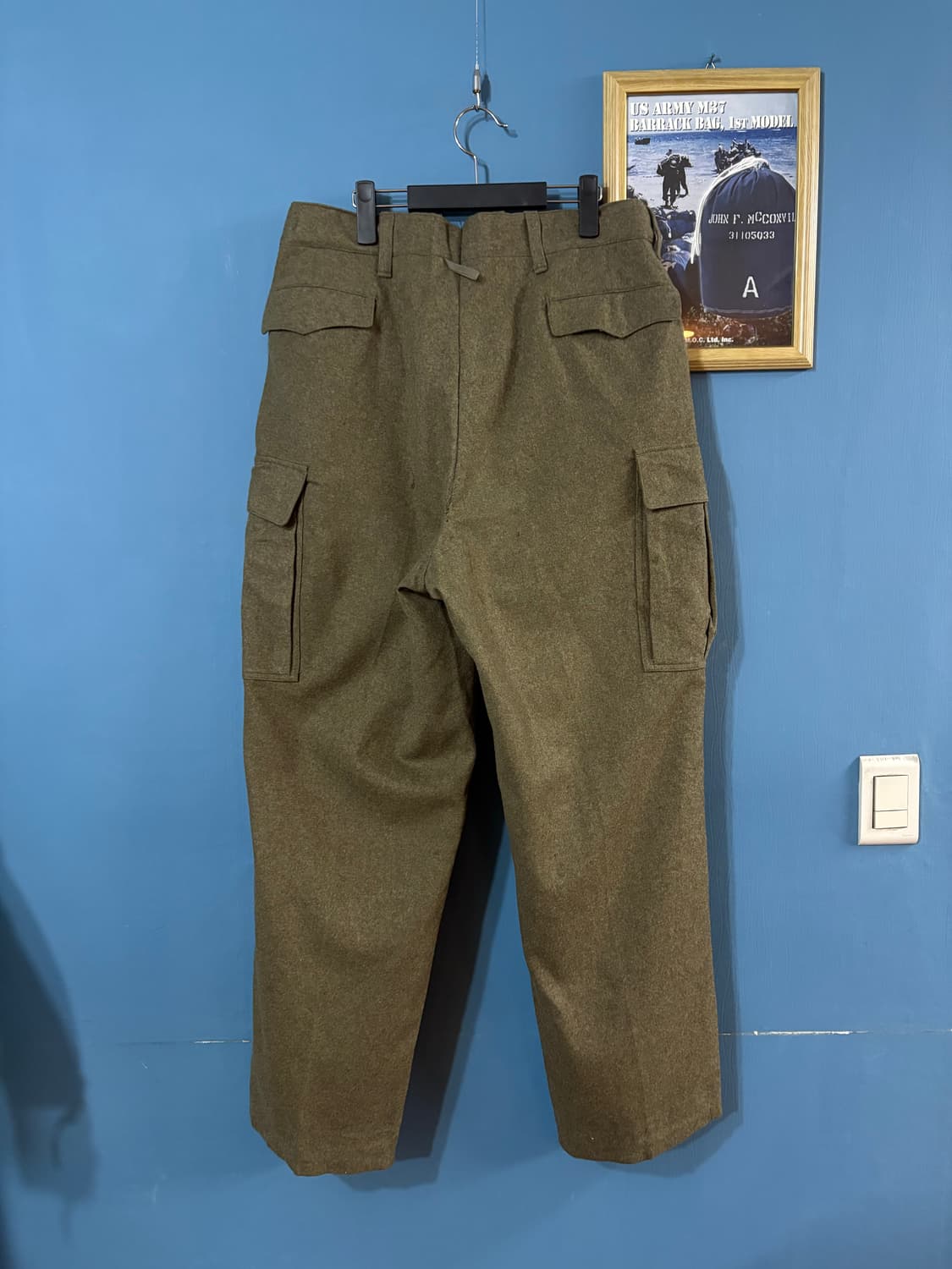 60‘s German Army Wool Field Cargo Pant. 상품이미지10